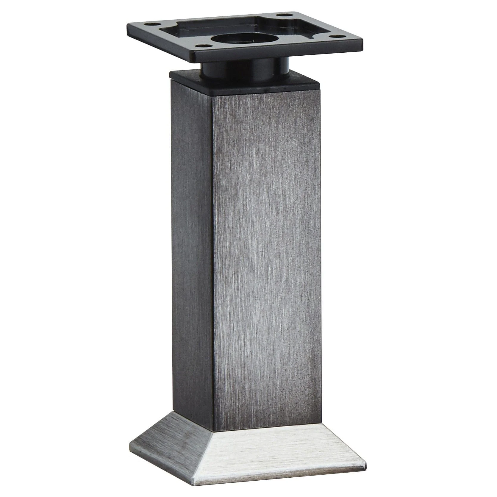 3-15/16" (100 mm) Vintage Adjustable Square Legs Rustic Iron - Image 1