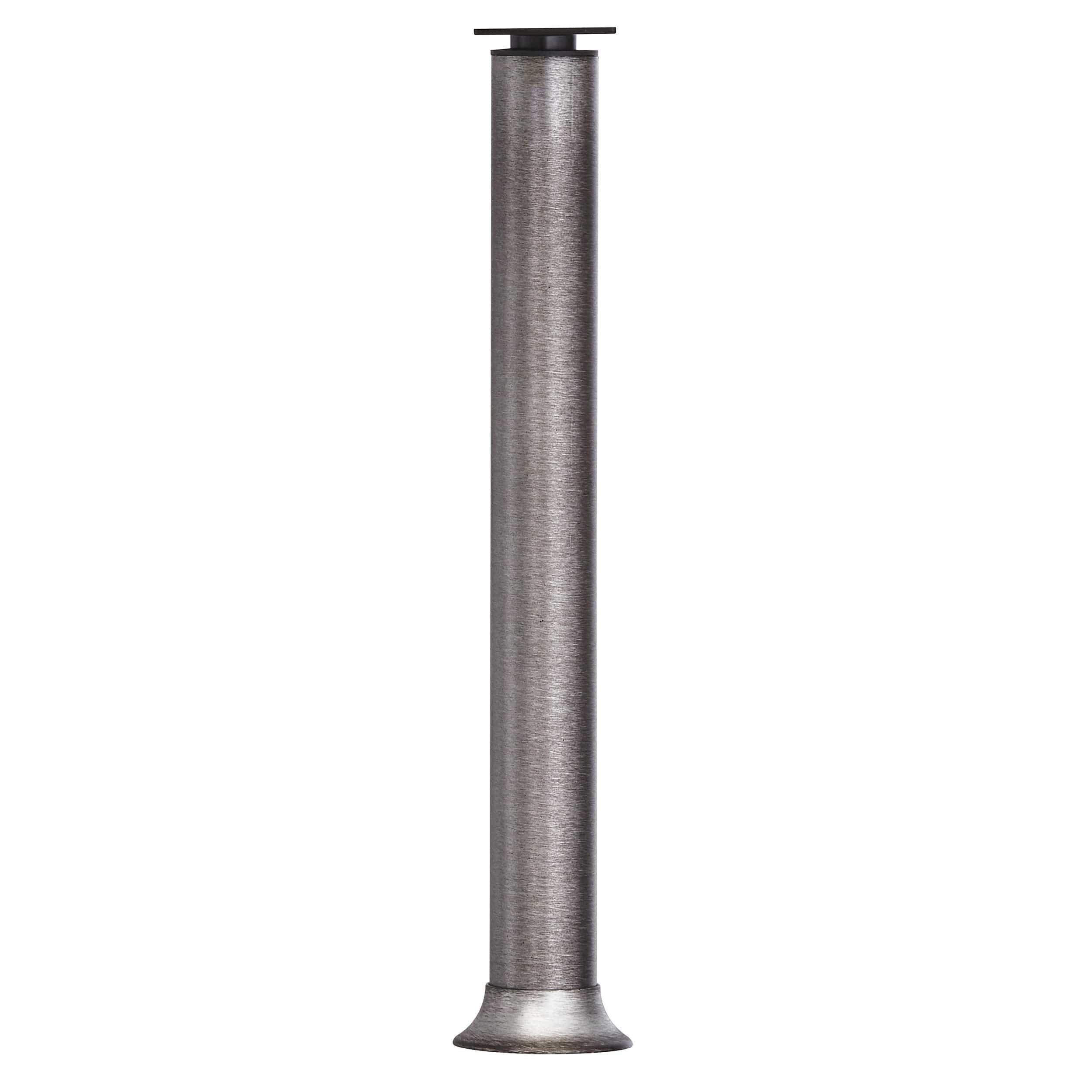 5-29/32″ (150 mm) Vintage Adjustable Round Leg Rustic Iron