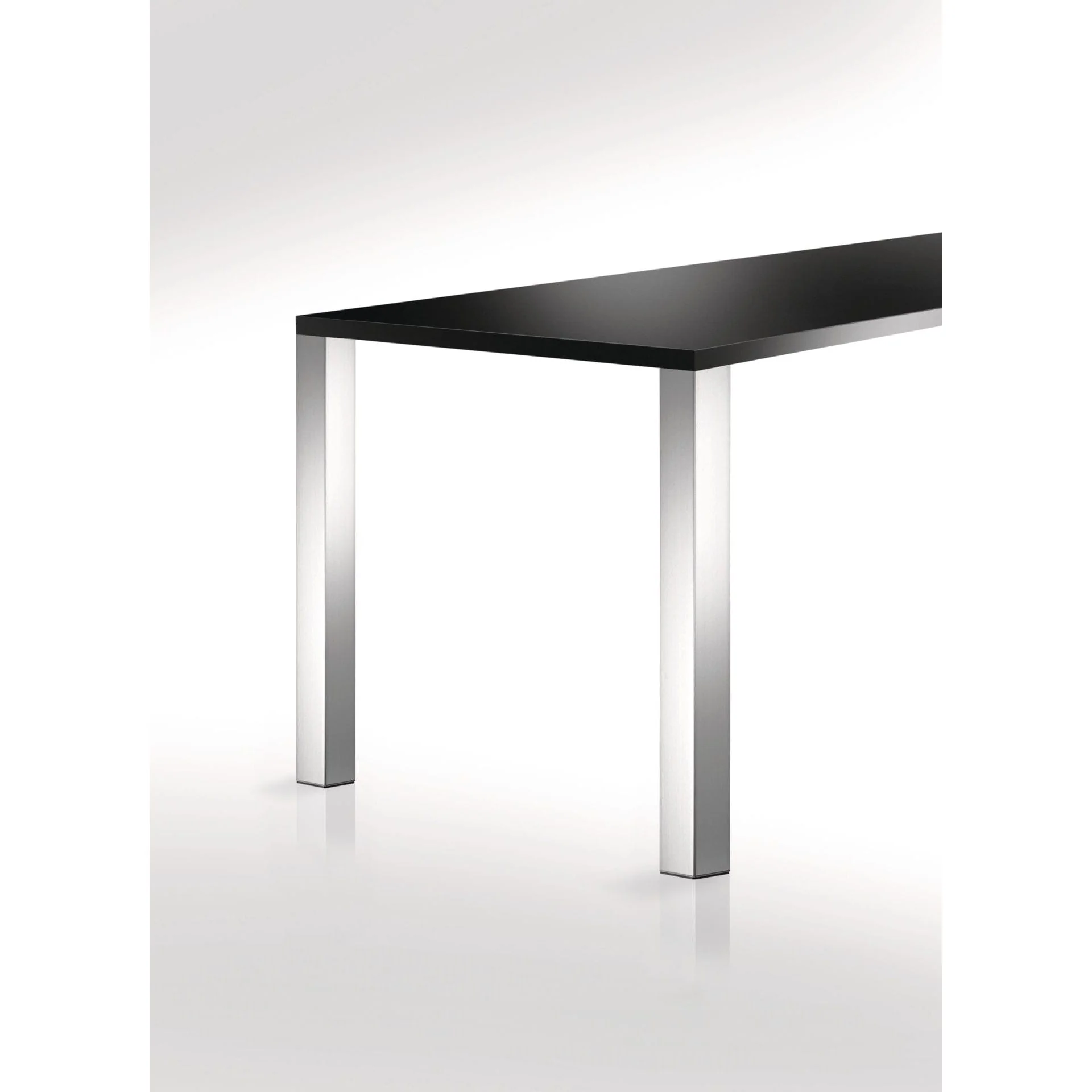 27-3/4" (705 mm) Adjustable Square Leg Chrome Pack of 4 - Image 3