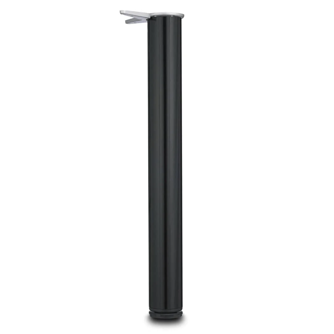 28″ (710 mm) Adjustable Table Leg Black