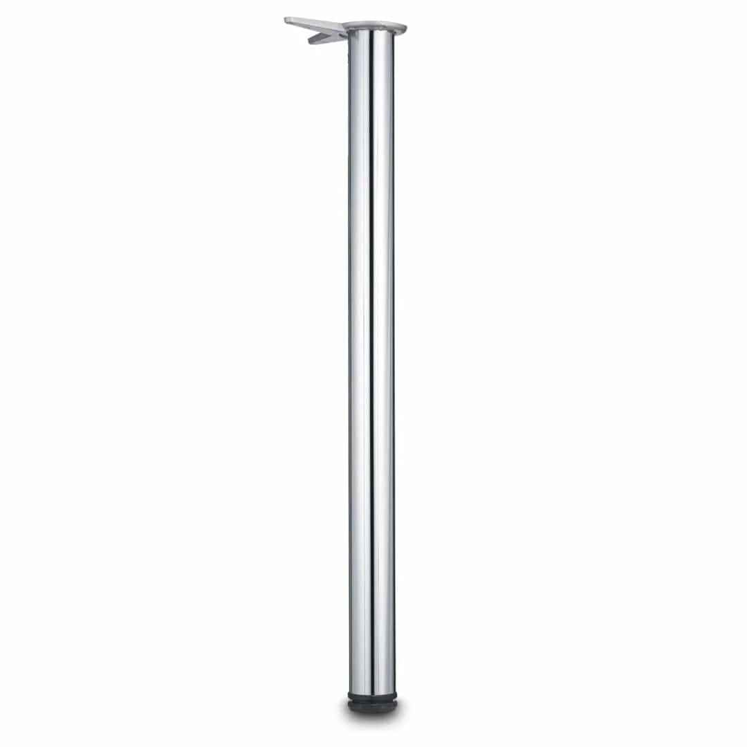 34-1/4" (870 mm) Adjustable Table Leg Chrome - Image 1