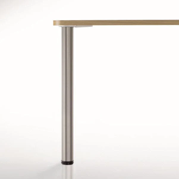 34-1/4″ (870 mm) Adjustable Table Leg Brushed Chrome Pack of 4