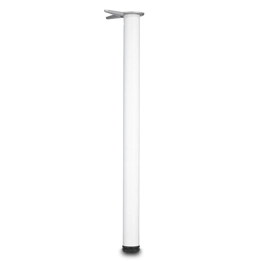 34-1/4″ (870 mm) Adjustable Table Leg White