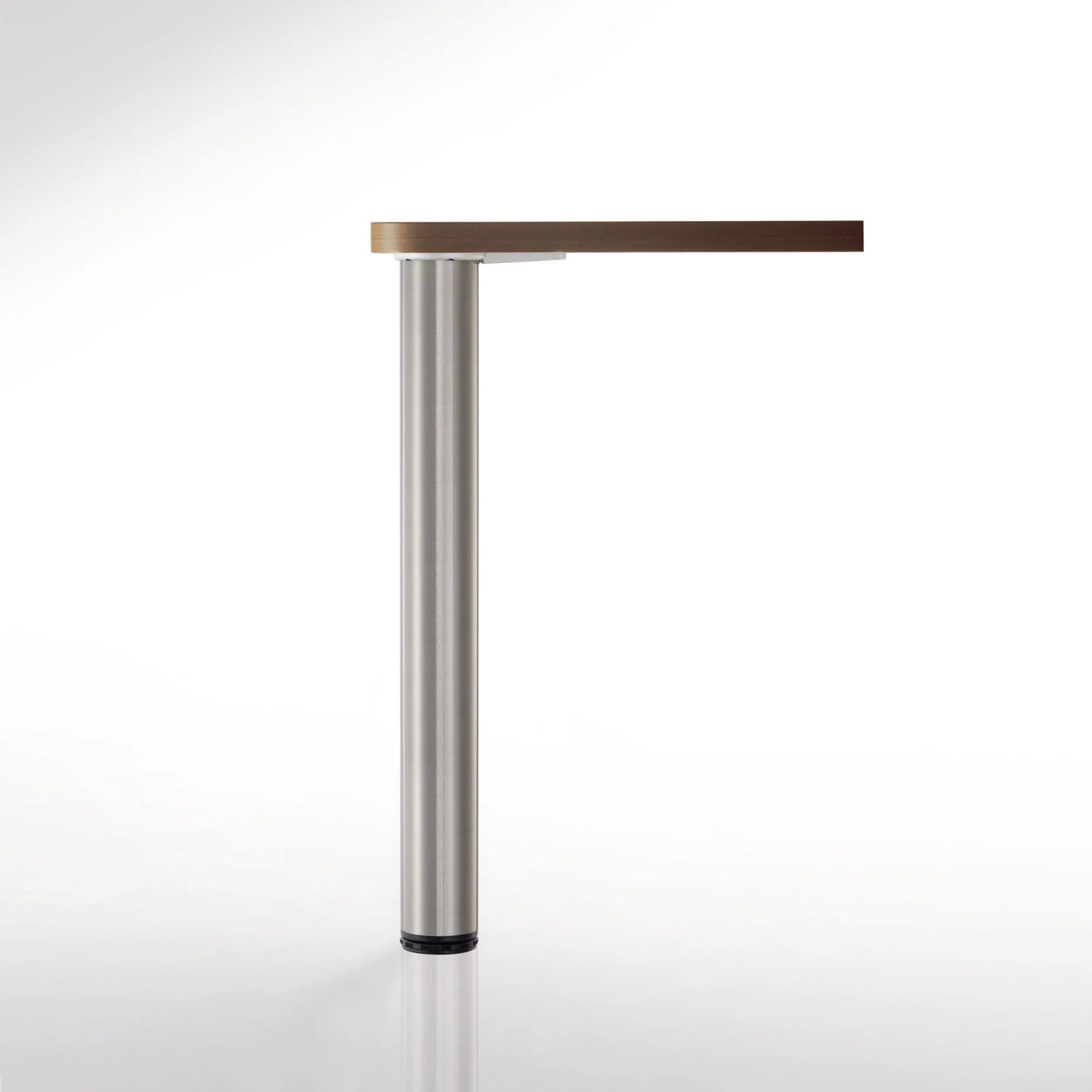 34-1/4″ (870 mm) Adjustable Table Leg Brushed Nickel