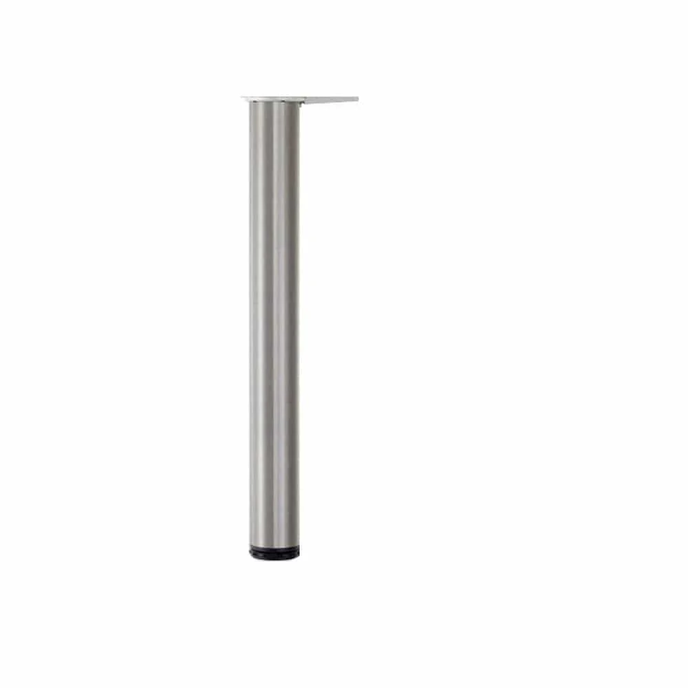 40-1/8" (1010 mm) Adjustable Table Leg Satin Chrome - Image 1