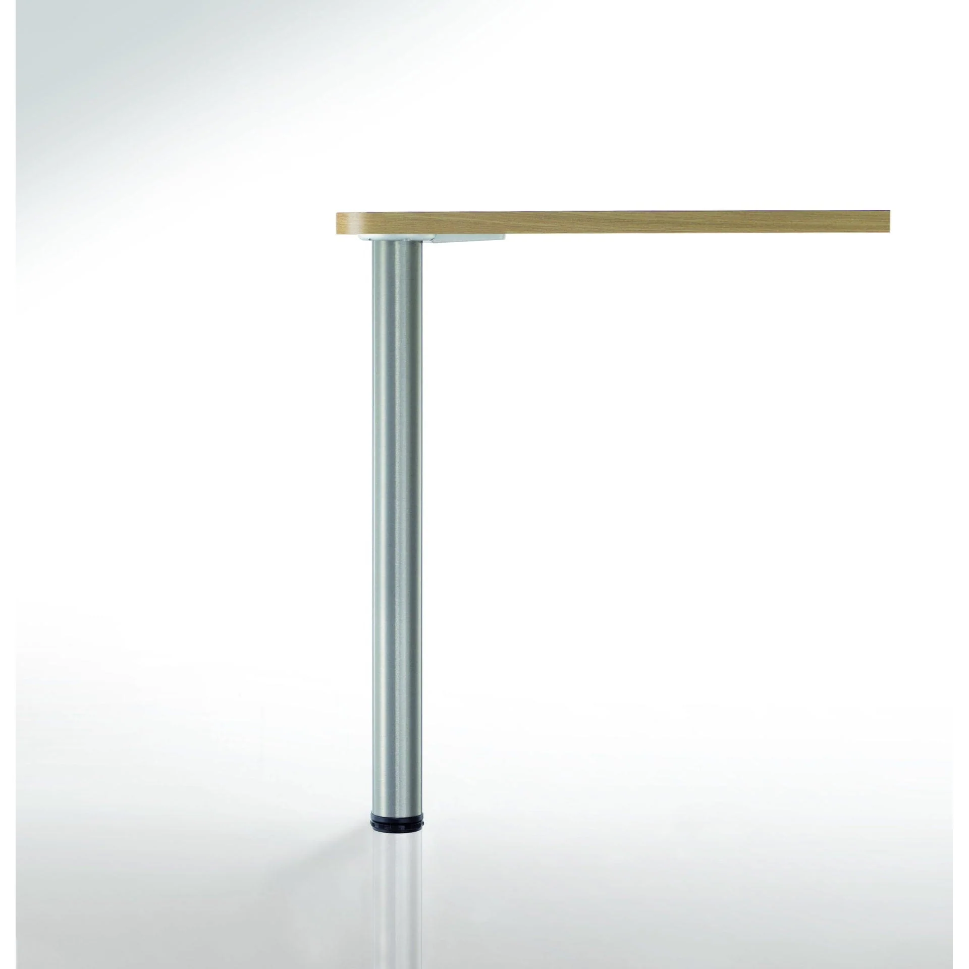 43-1/4" (1100 mm) Adjustable Table Leg Brushed Nickel - Image 2