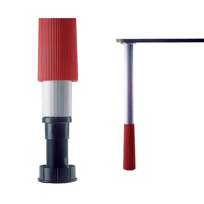 23″ (584 mm) Adjustable Legs for Children’s Furniture White and Red Pack of 4