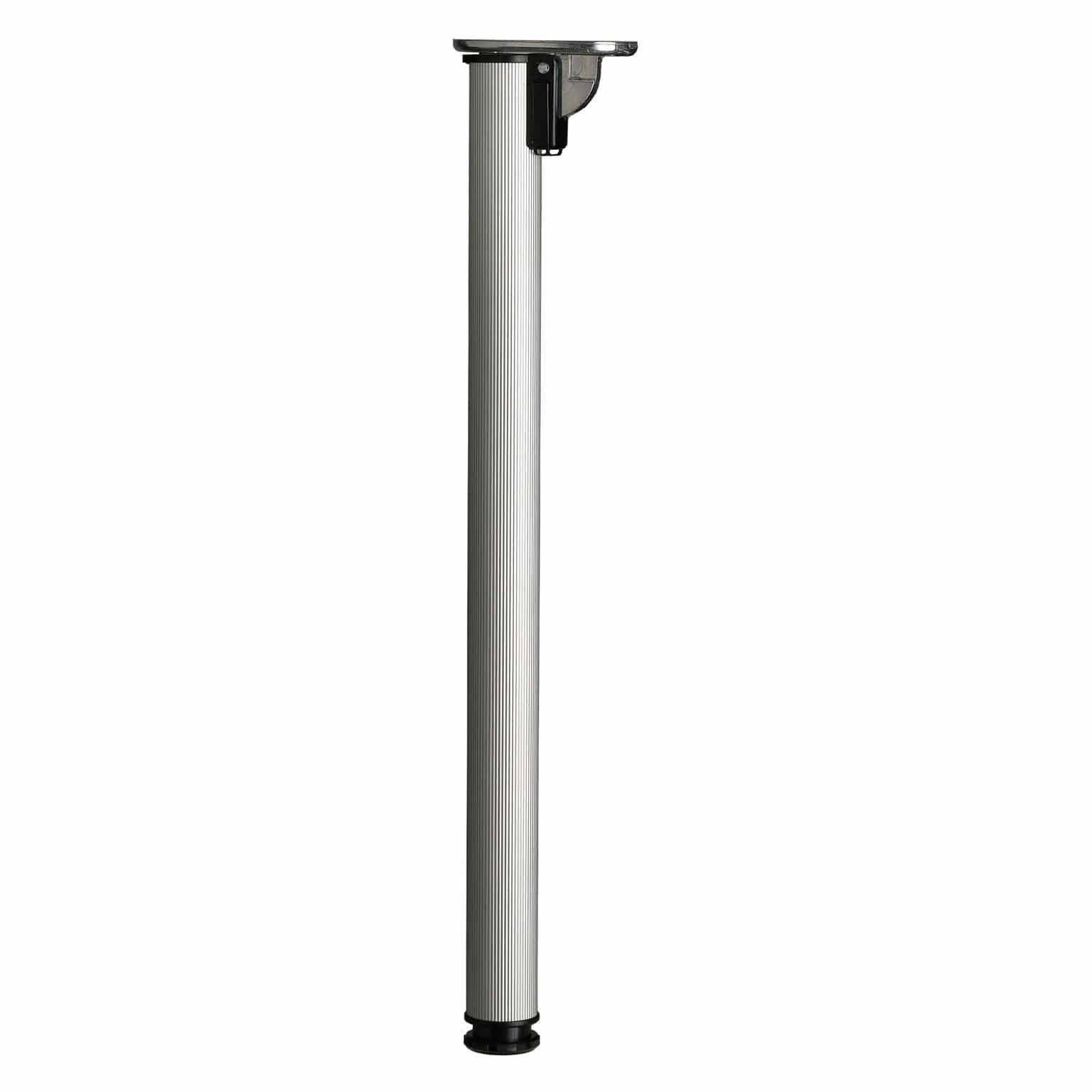 28" (711 mm) Folding AdjustableTable Leg Aluminum - Image 1