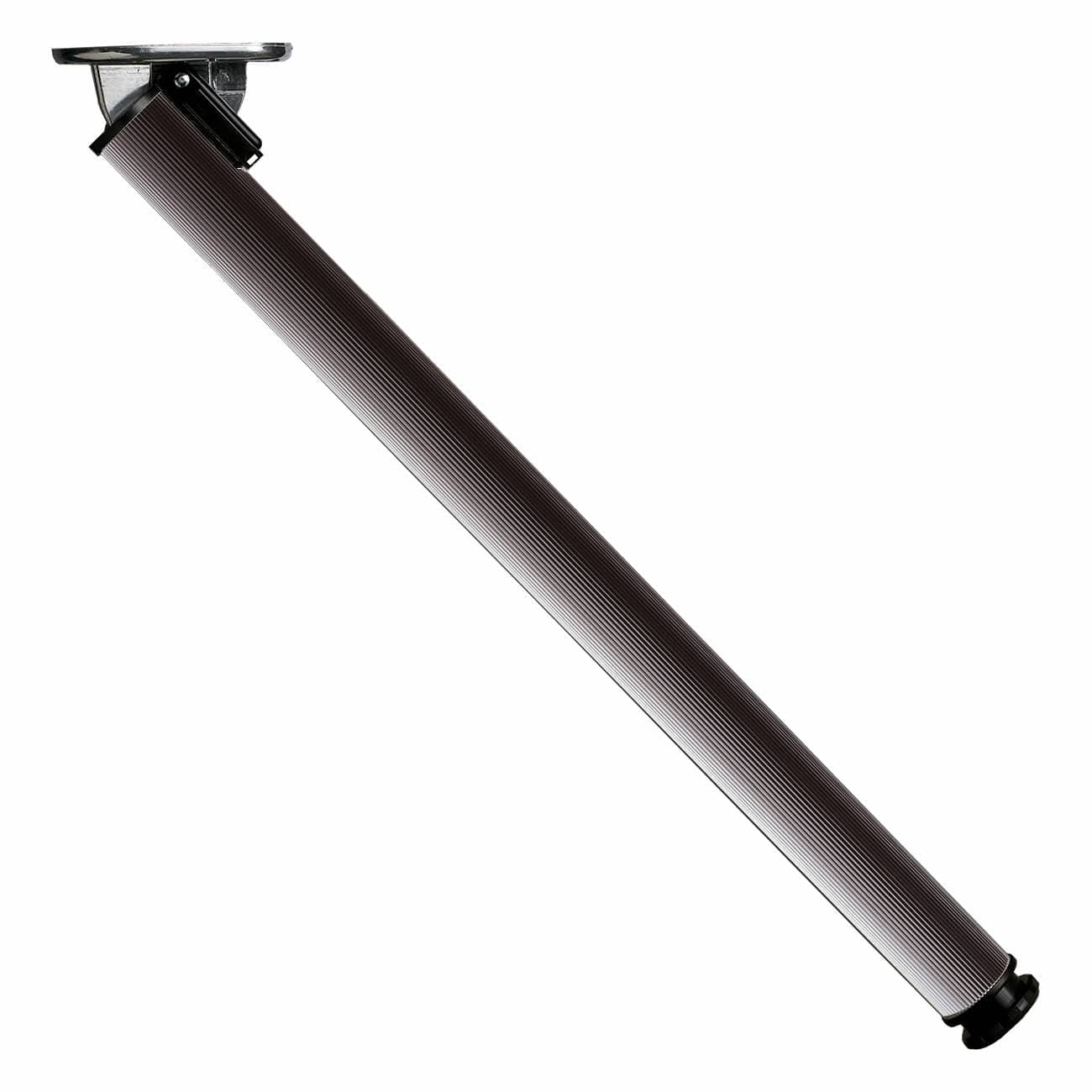 28" (711 mm) Folding AdjustableTable Leg Matte Black Adjustable - Image 1