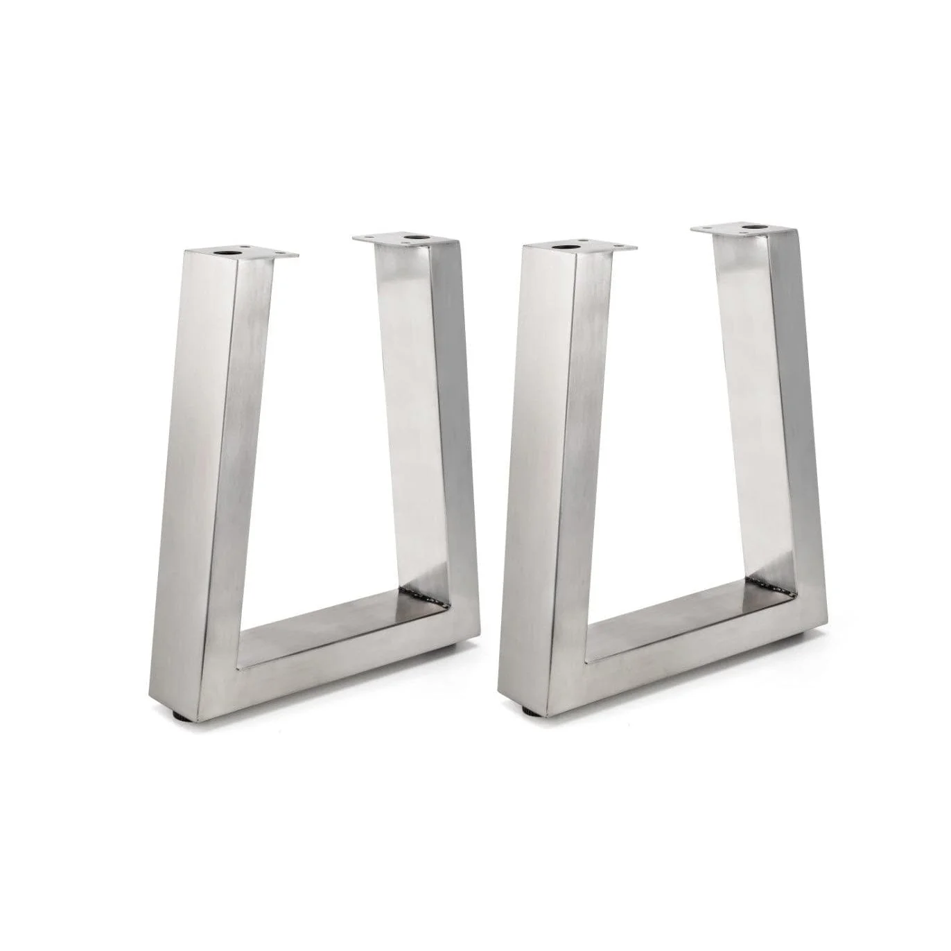 16-1/8″ (410 mm) Adjustable Tapered Bench Legs Stainless Ste, 1 Pair
