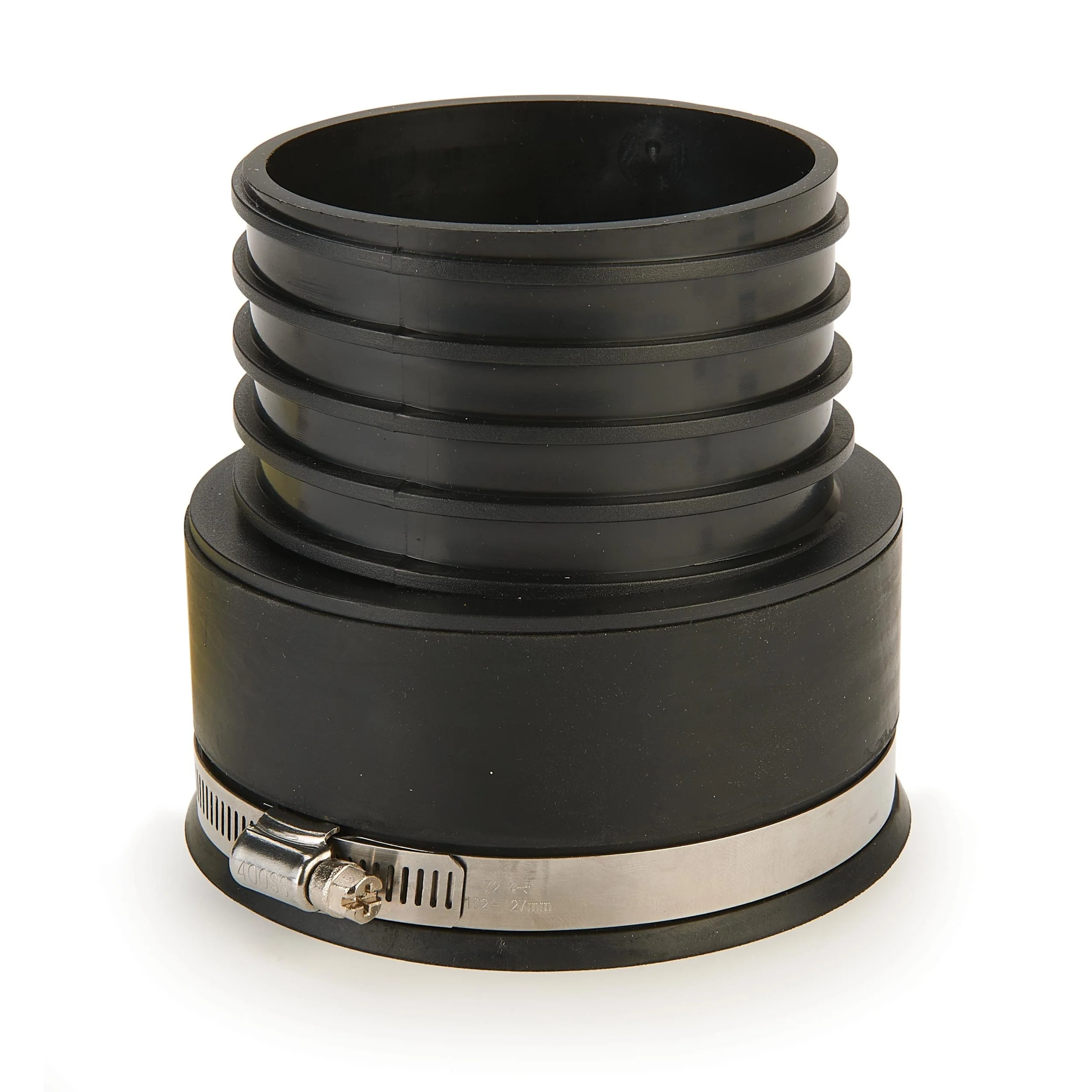 DustConnection – Adapts 4″ Schedule 40 PVC Pipe to 4″ Dust Collection Hose