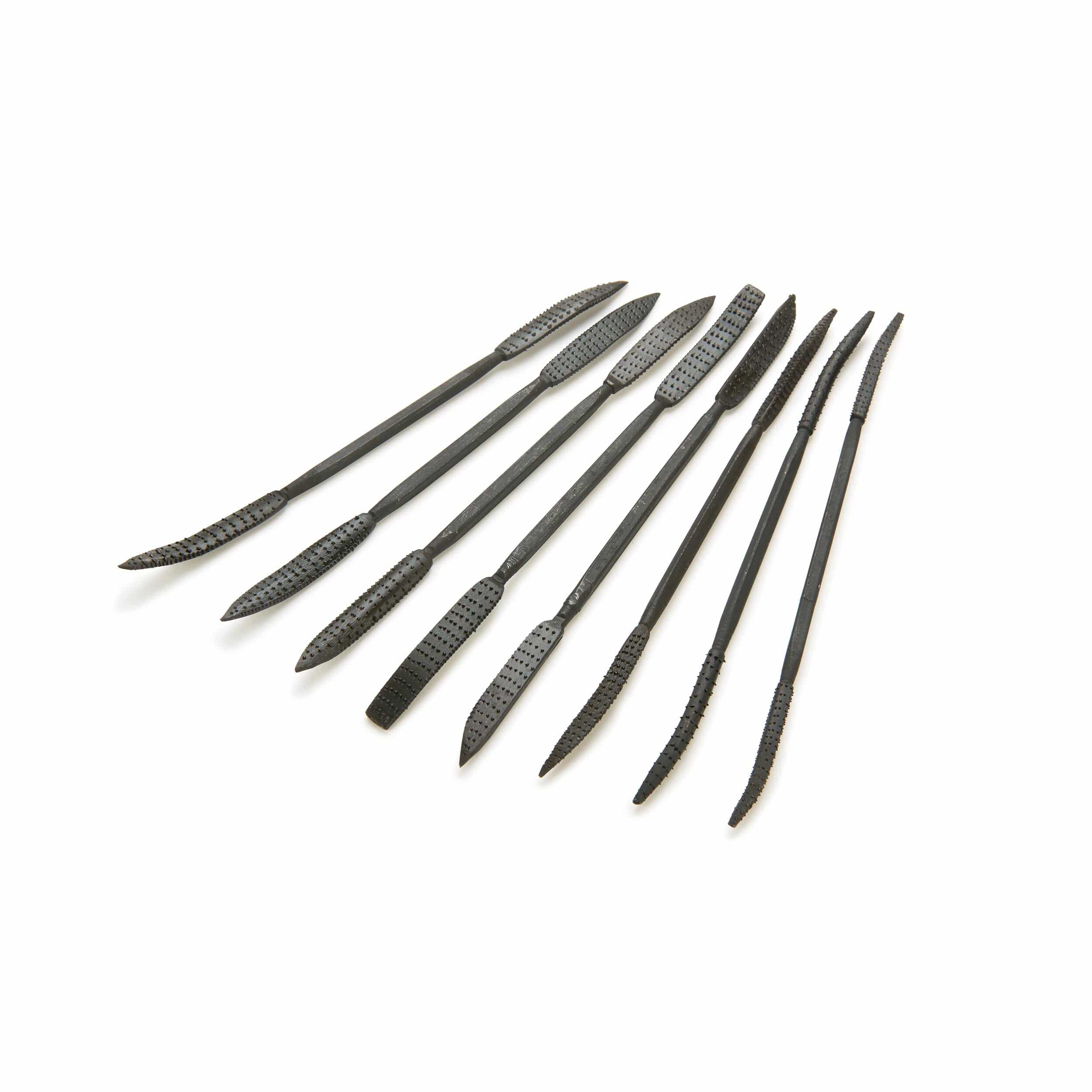 Large Riffler Rasp Set – Coarse – 8 Piece
