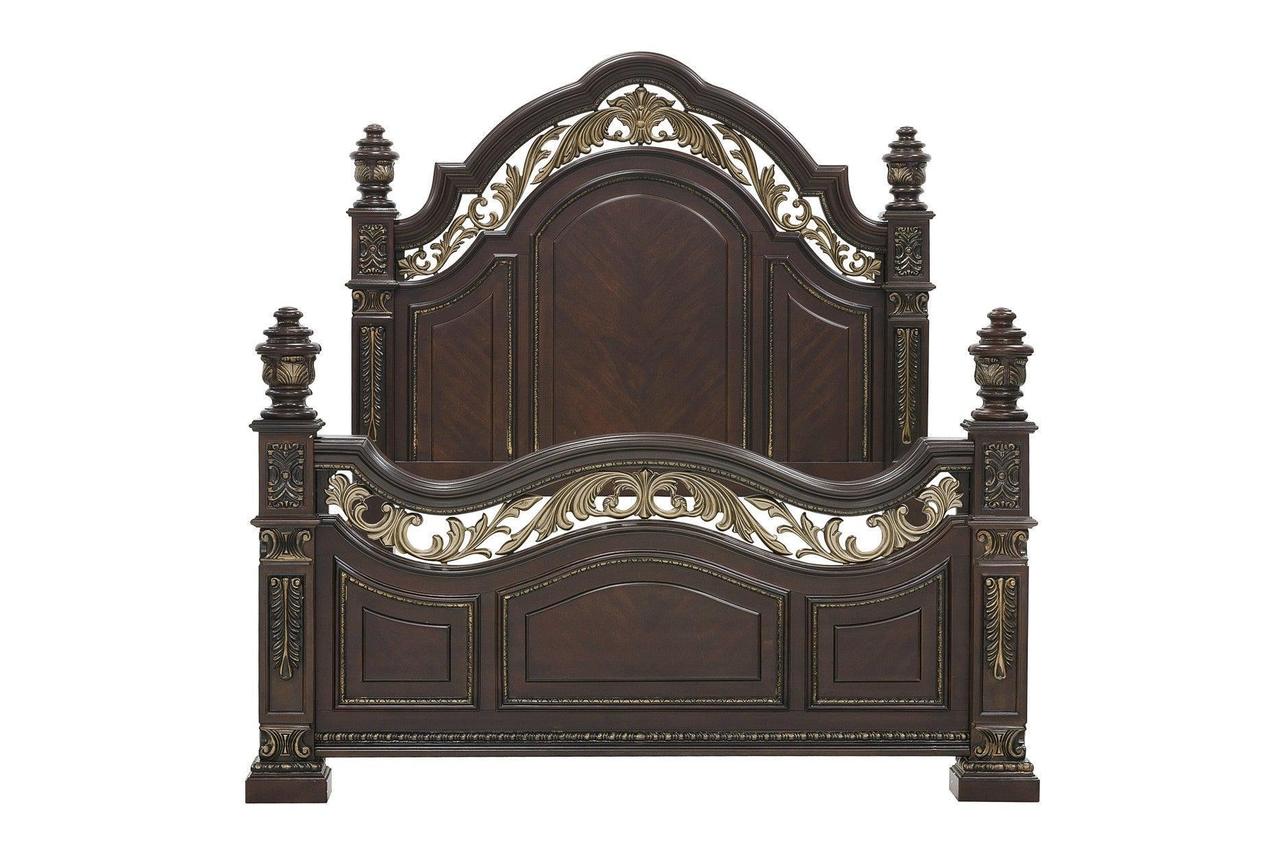 Catalonia Dark Bronze Panel Bedroom Set - Image 2