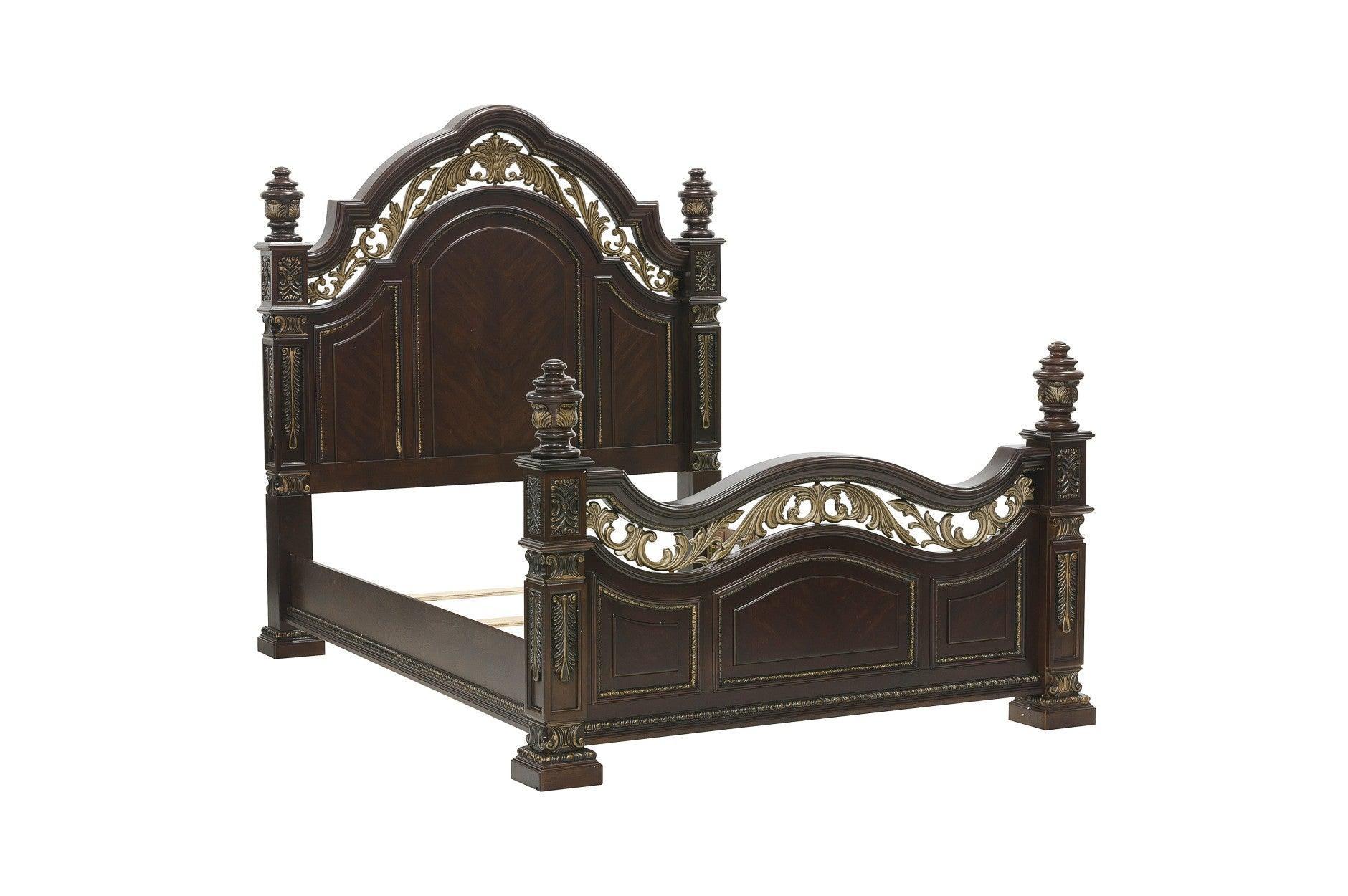 Catalonia Dark Bronze Panel Bedroom Set - Image 3