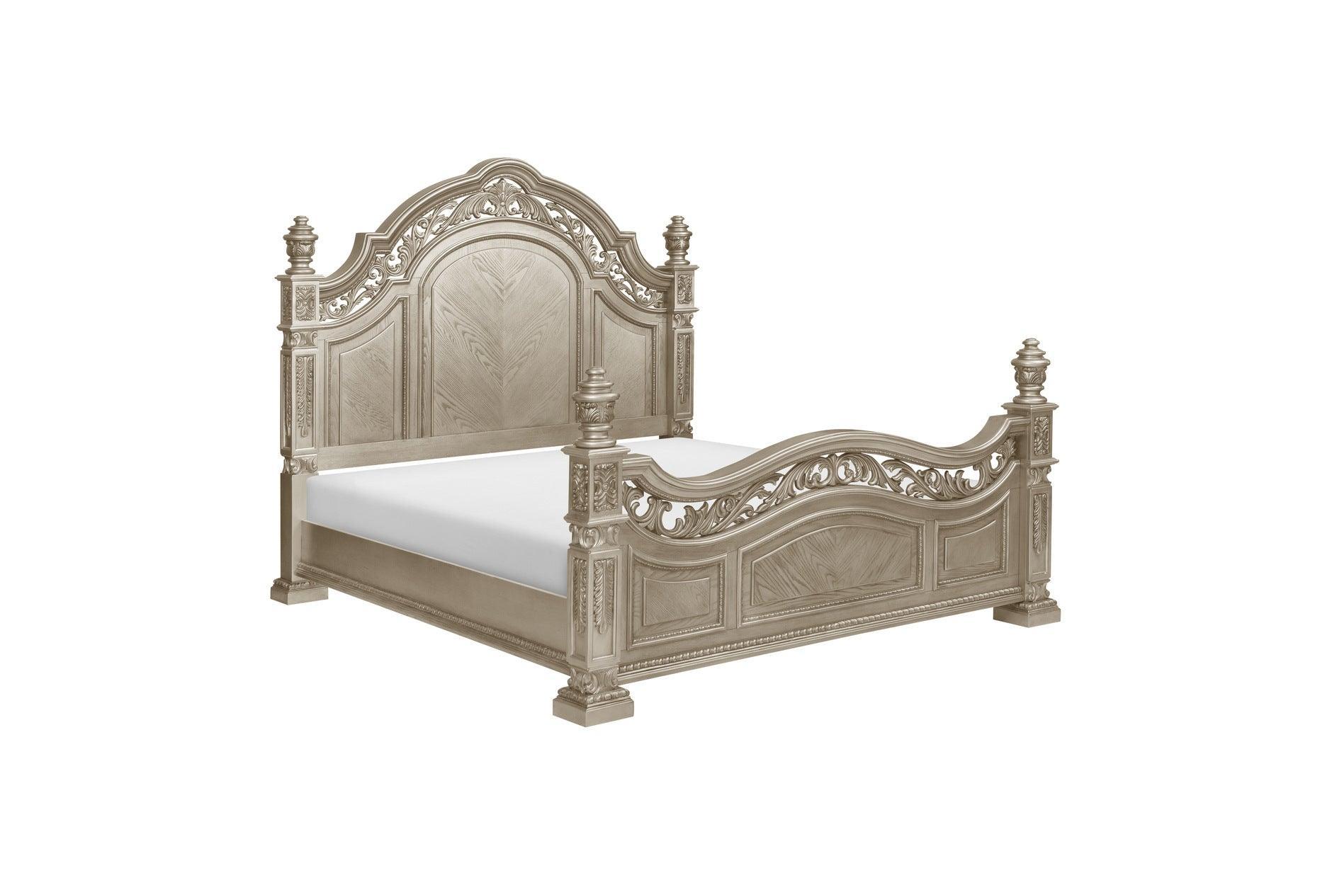 Catalonia Gold Panel Bedroom Set - Image 3