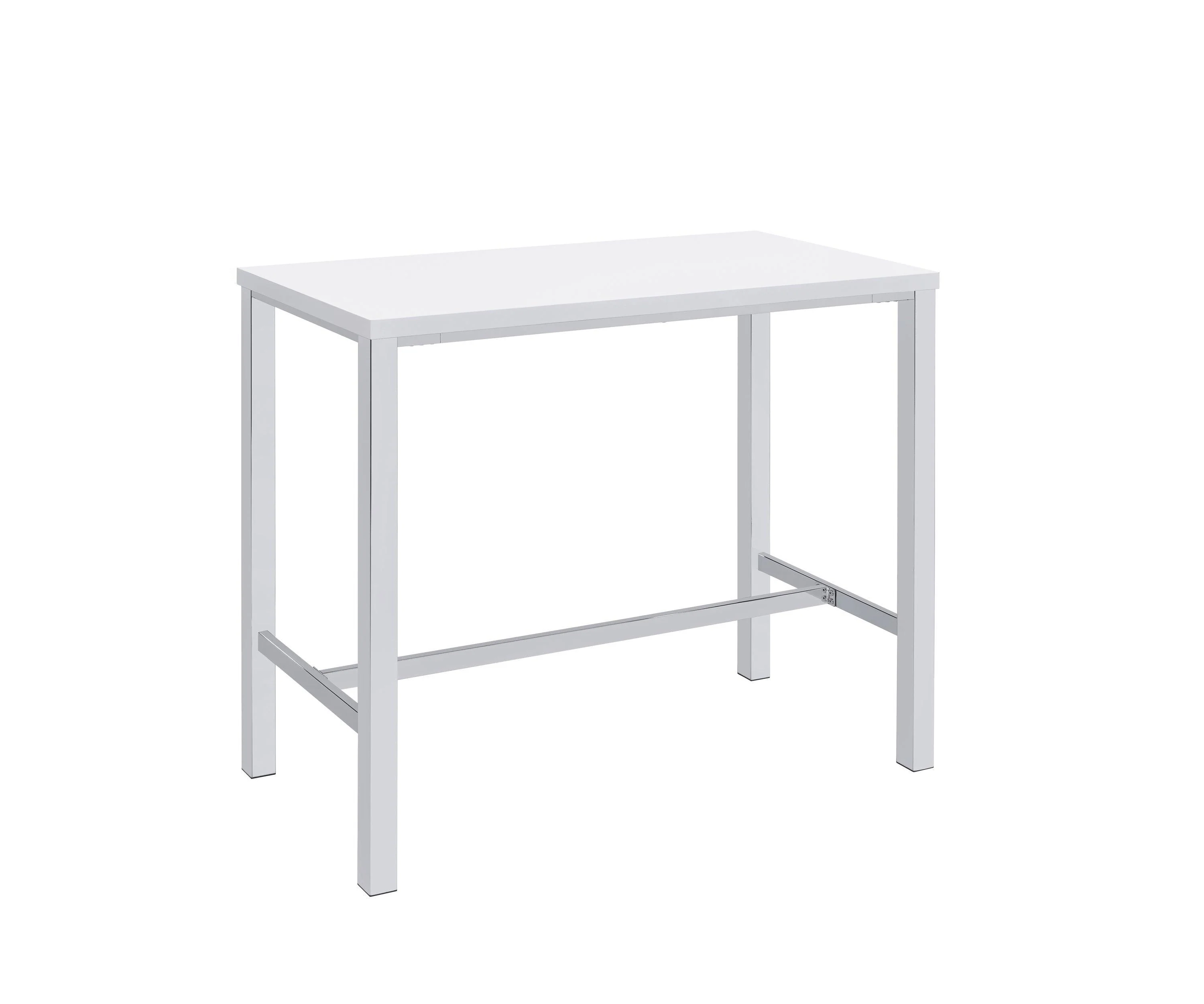 Natividad 5-Piece Bar Set White High Gloss Chrome - Image 2