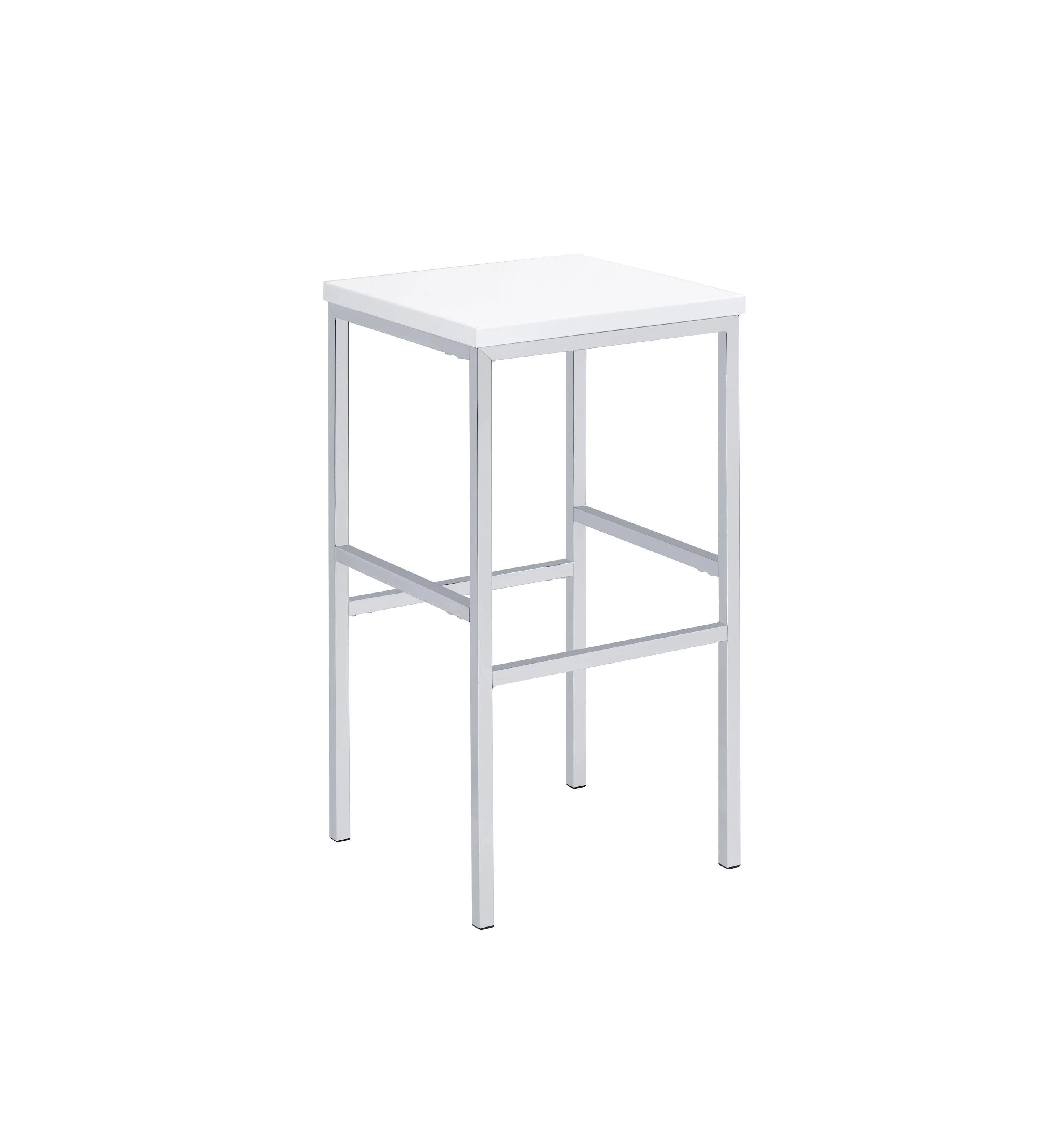 Natividad 5-Piece Bar Set White High Gloss Chrome - Image 3