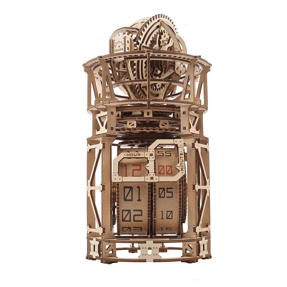 Sky Watcher Tourbillon Table Clock Wooden Craft Kit - Image 1