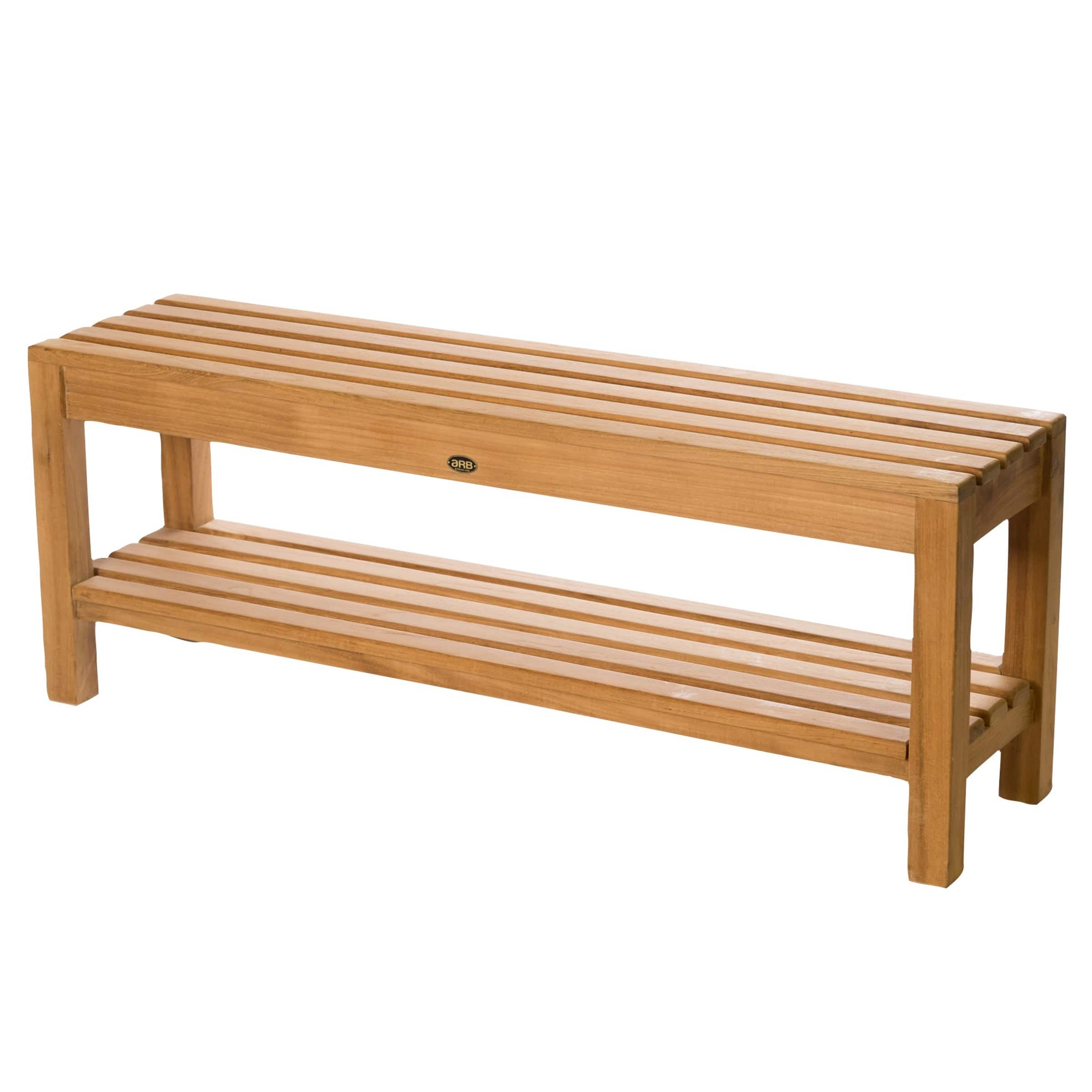 Coach Shower Bench 47" (120 cm) with Shelf - Image 1