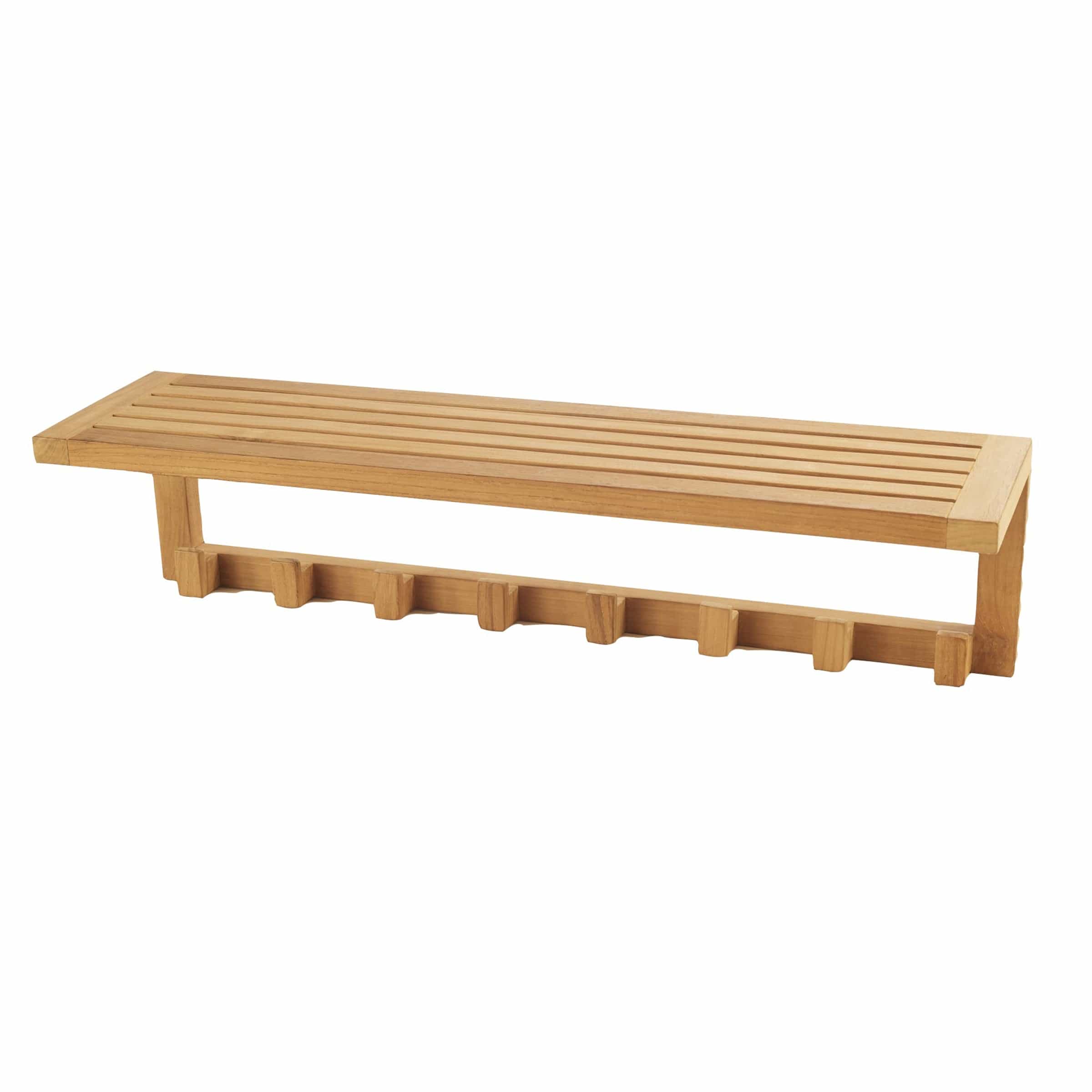 Wall Shelf with 8 Hooks - Image 1