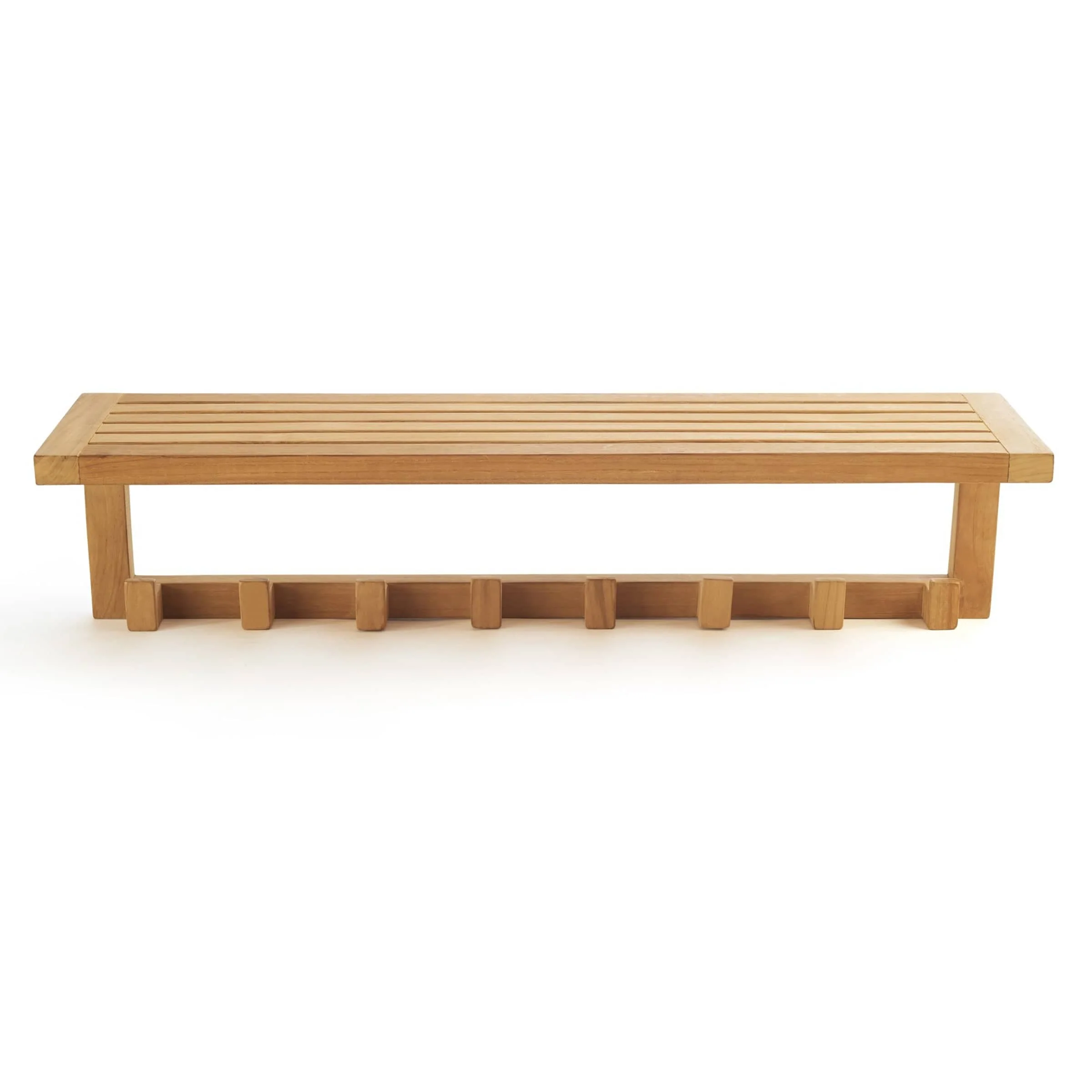 Wall Shelf with 8 Hooks - Image 2