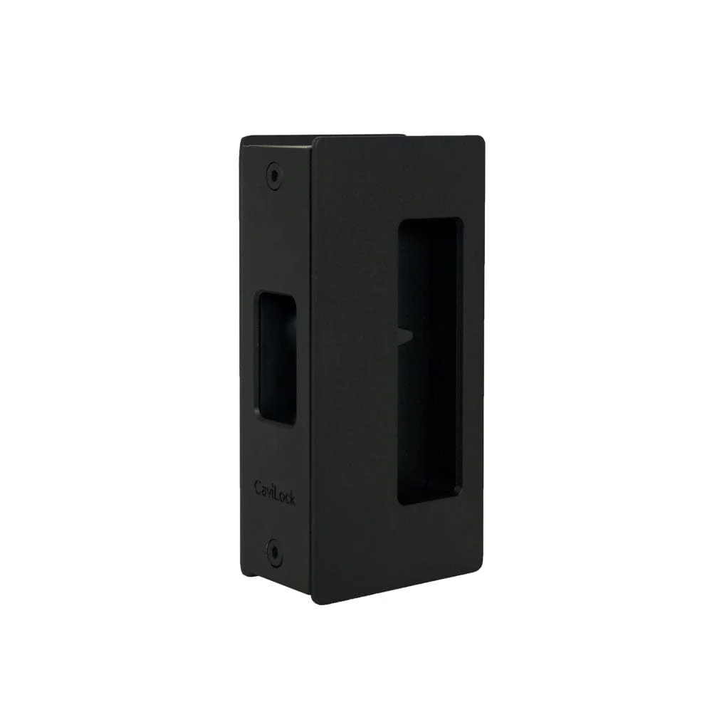 Cavity Sliders CL200 Privacy Pocket Door Handle for 1-3/8″ Door Matte Black