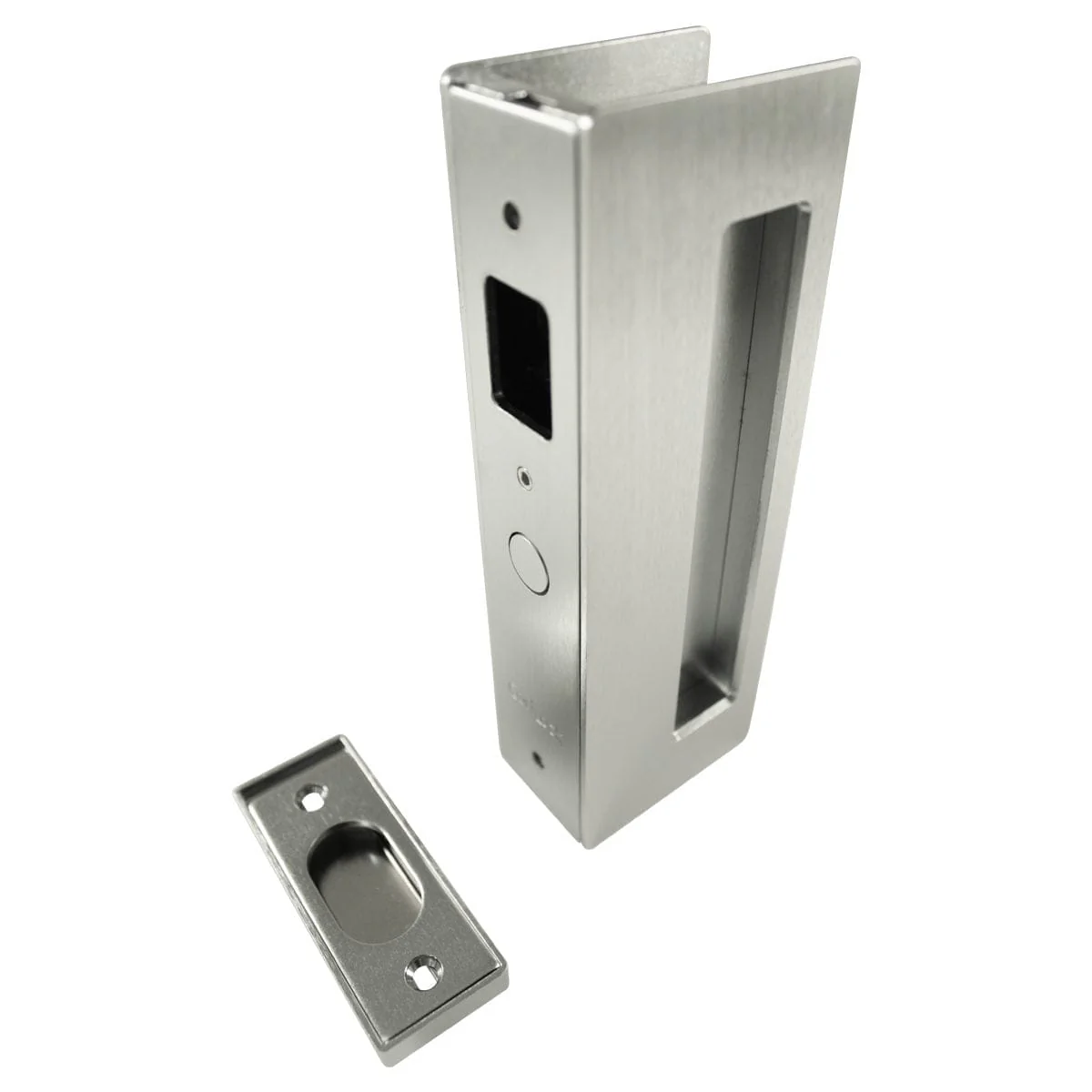 Cavity Sliders CL400 Magnetic Pocket Door Handle for 1-3/8″ Door Satin Chrome