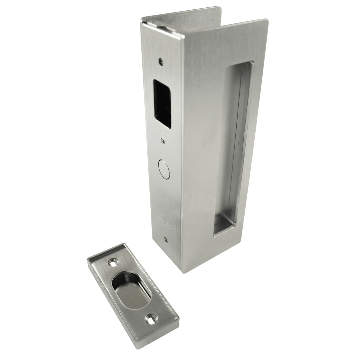 Cavity Sliders CL400 Magnetic Pocket Door Handle for 1-3/4″ Door Satin Chrome