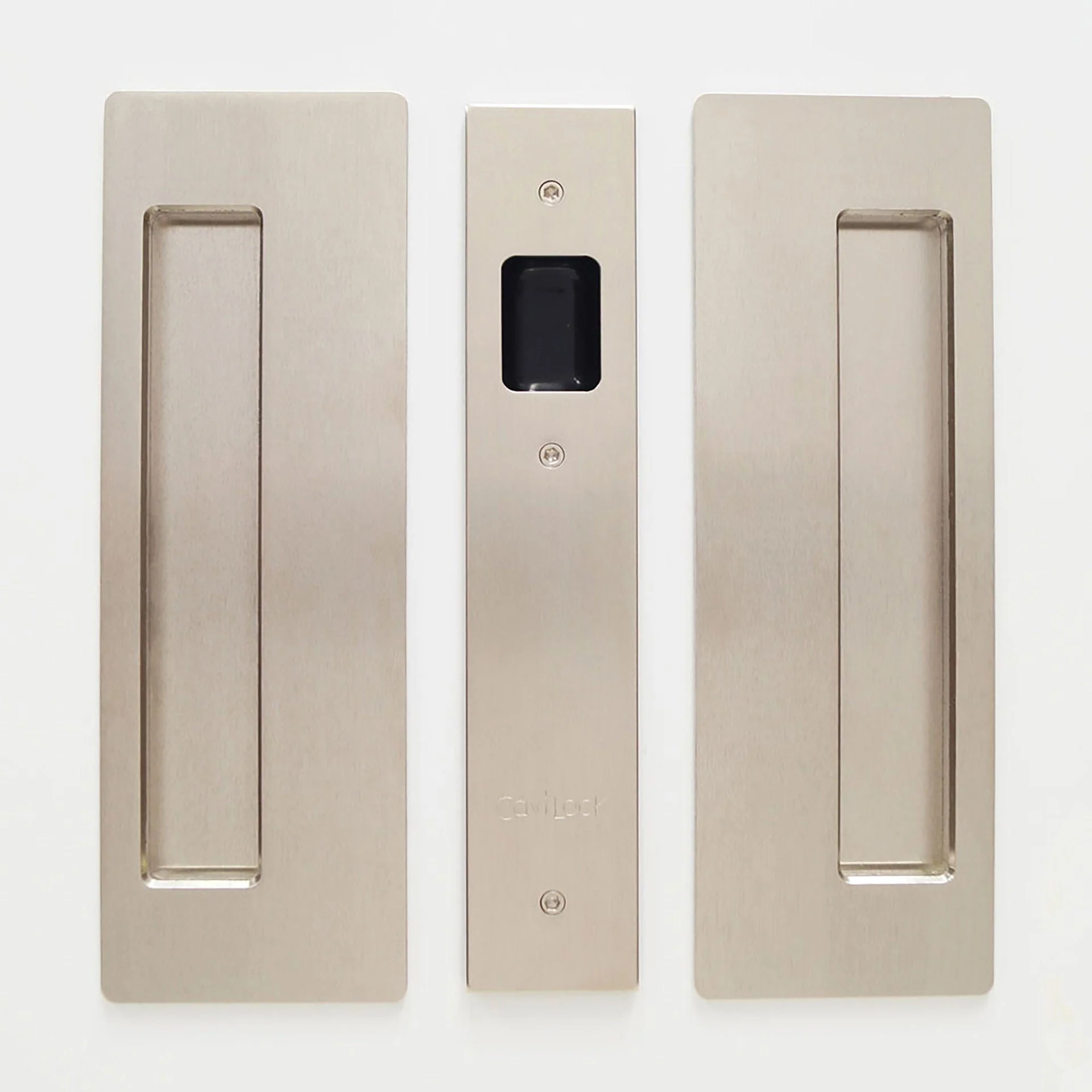 Cavity Sliders CL400 Pocket Door Handle for 1-3/4″ Door Satin Nickel
