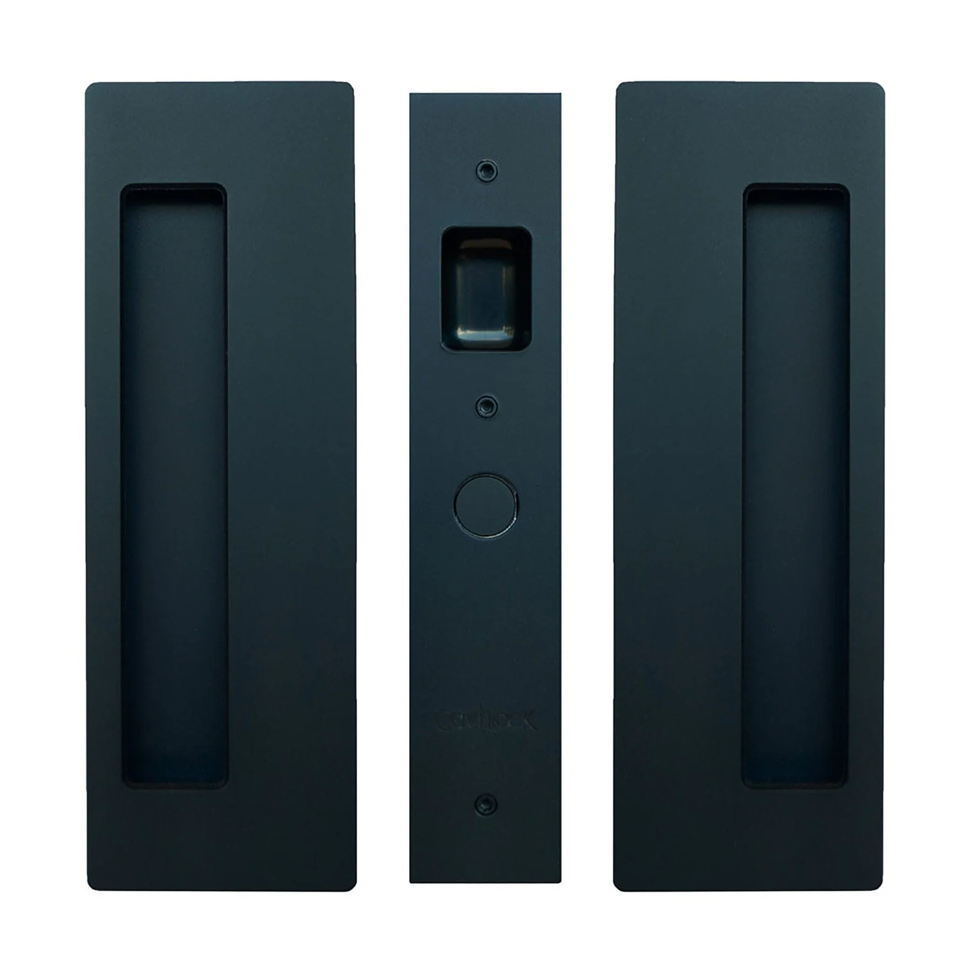 Cavity Sliders CL400 Magnetic Pocket Door Handle for 1-3/4″ Door Matt Black
