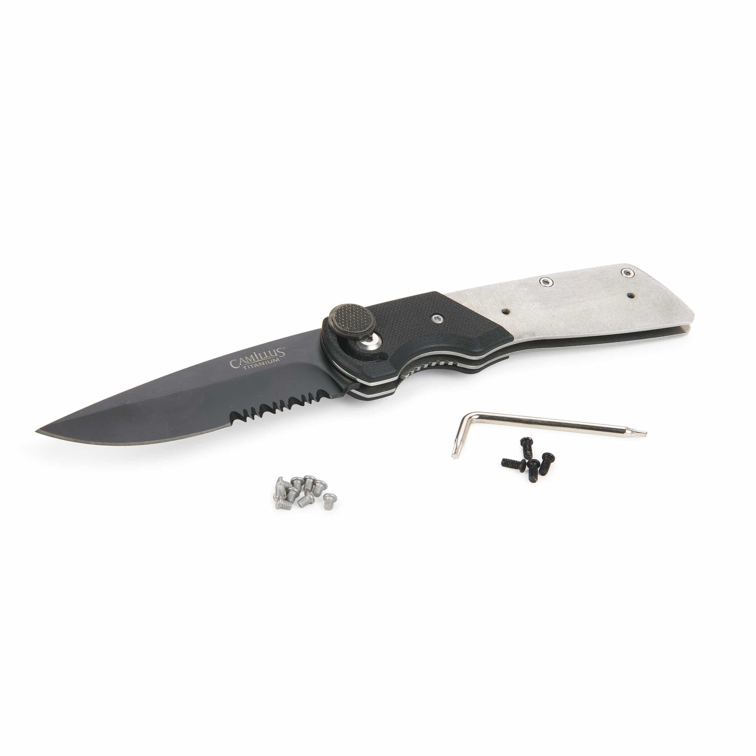 Okam Liner Lock Pocketknife for Hunting and Fishing - 7-1/2" - Unfinished Kit - Image 1