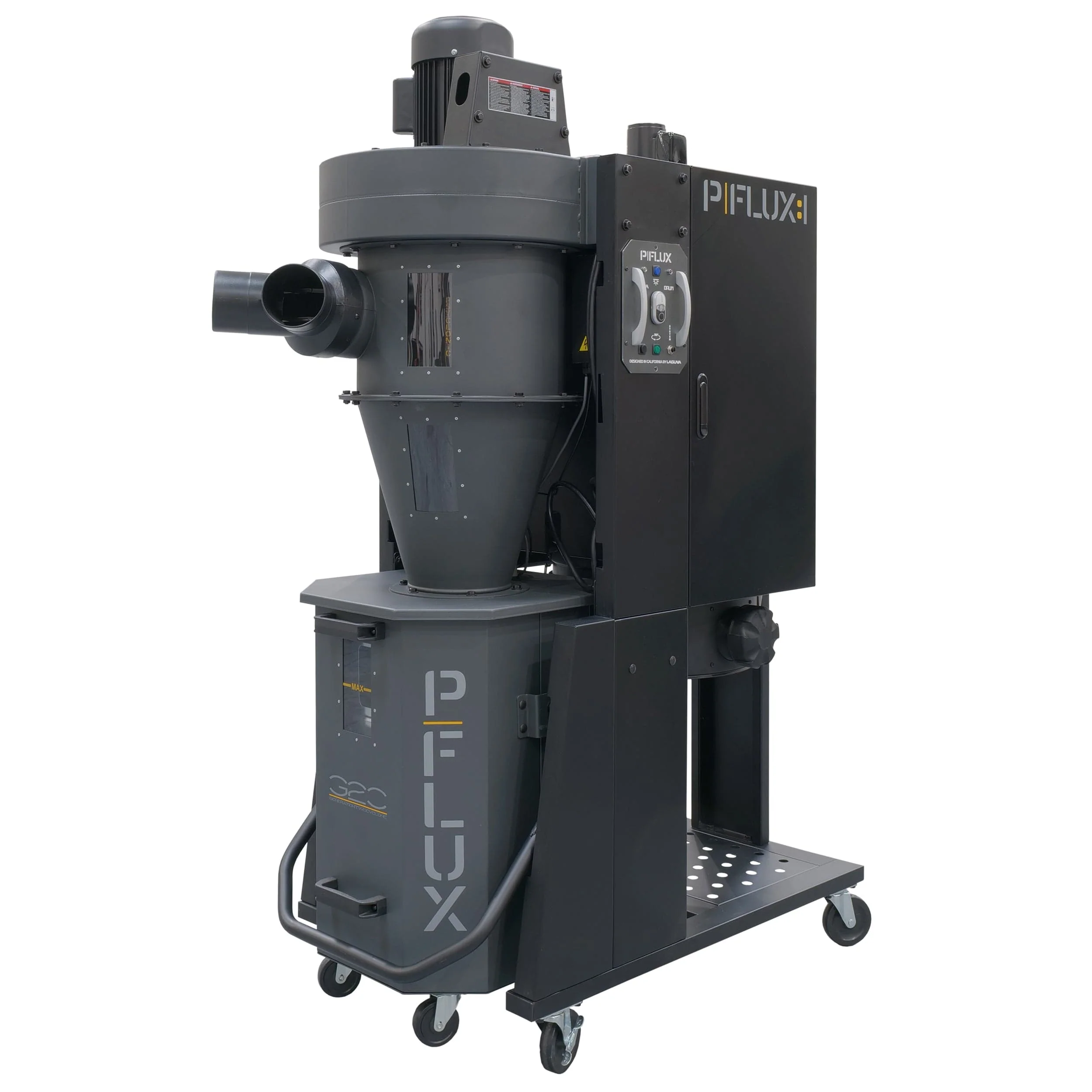 P|FLUX Cyclone HEPA Dust Collector – 1.5 HP