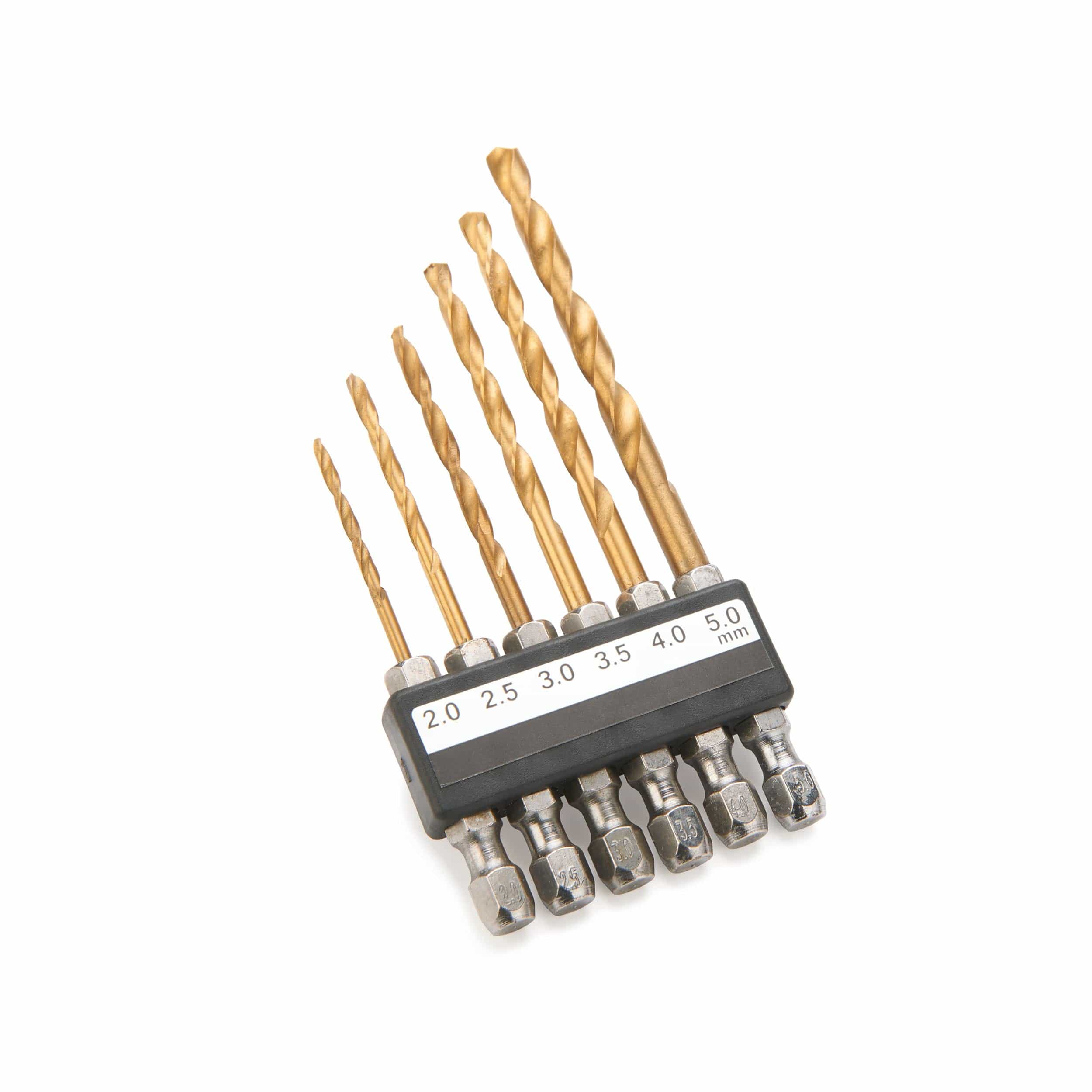 Metric Drill Bit Set – 2 mm to 5 mm – 6 Piece