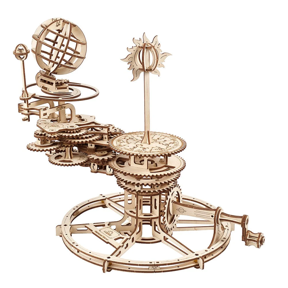 Mechanical Tellurion Wooden Craft Kit - Image 1