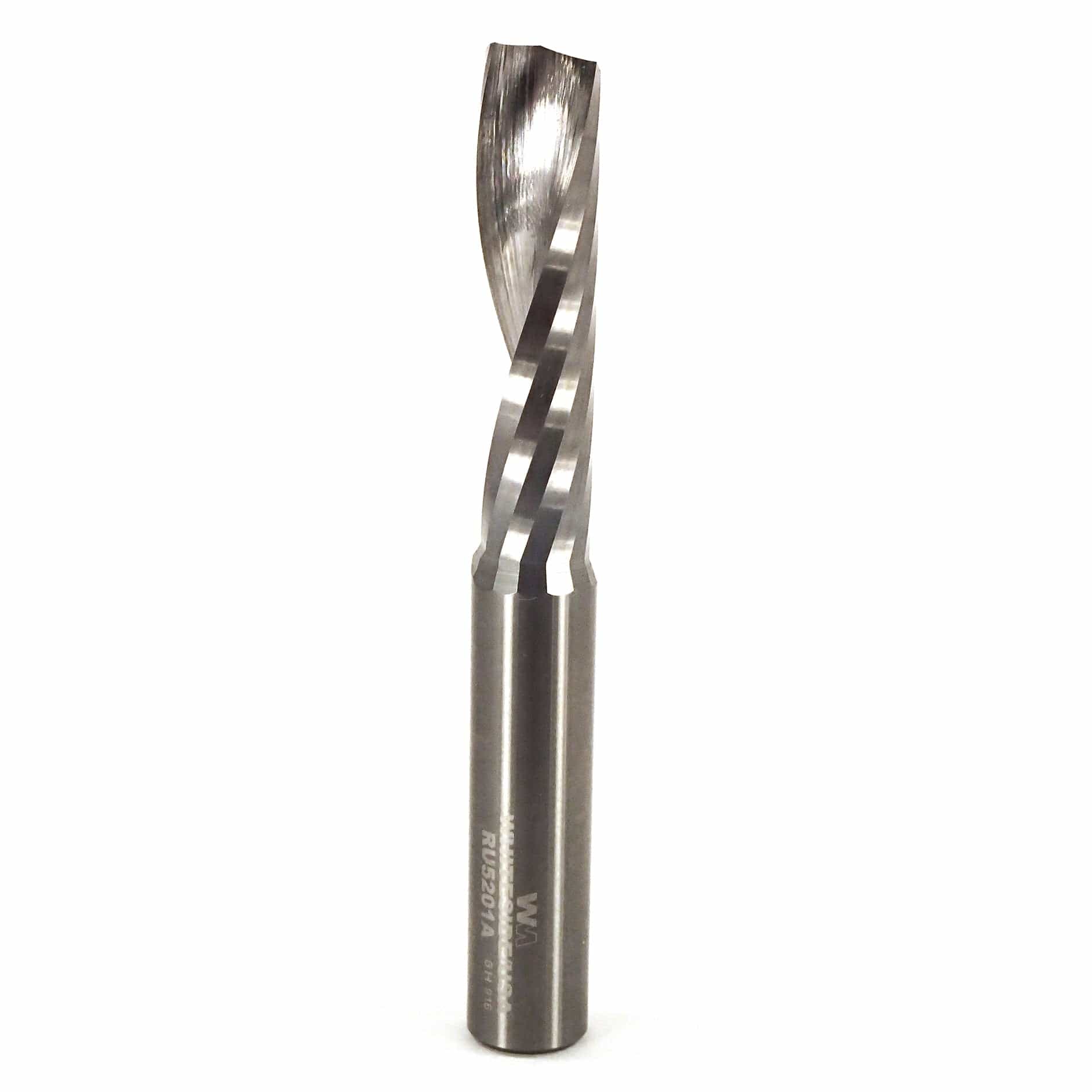 Single O-Flute Upcut Spiral Router Bit - 1/2" SH - Image 3