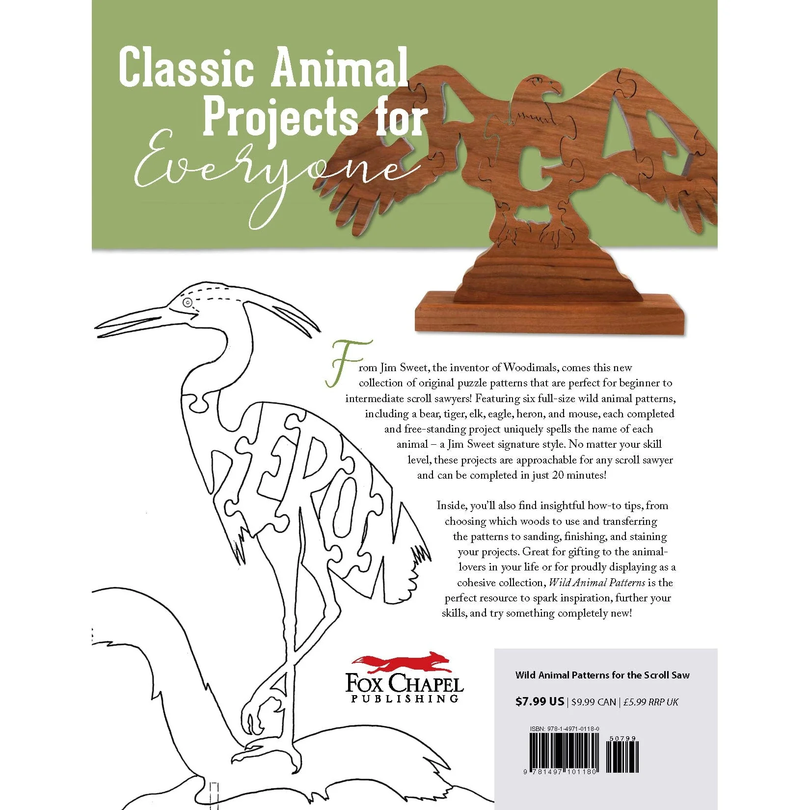 Wild Animal Patterns for Scroll Saw - Image 2