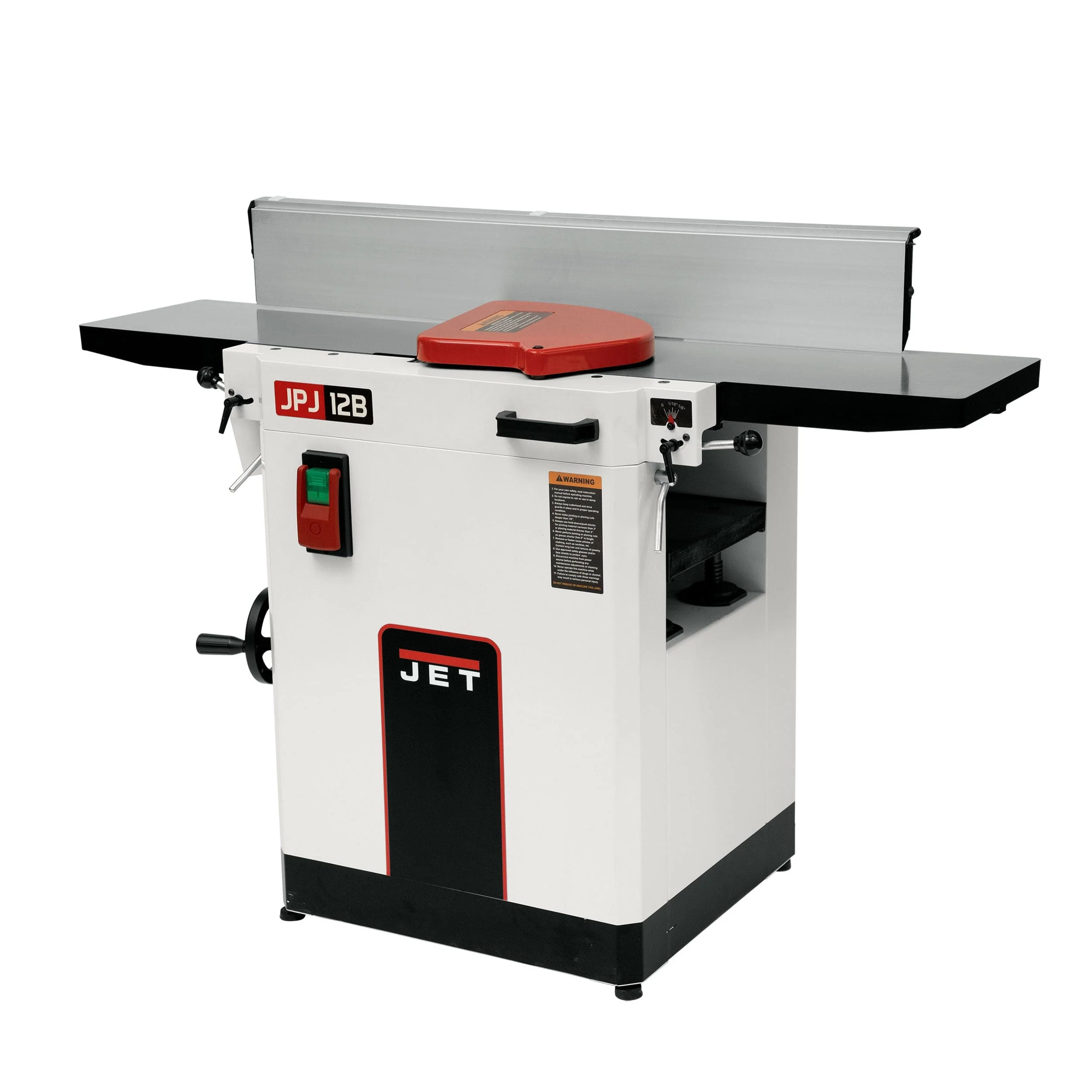 12" Planer/Jointer - 3 HP 1 Ph 230V - Straight Knife - JPJ-12B - Image 1