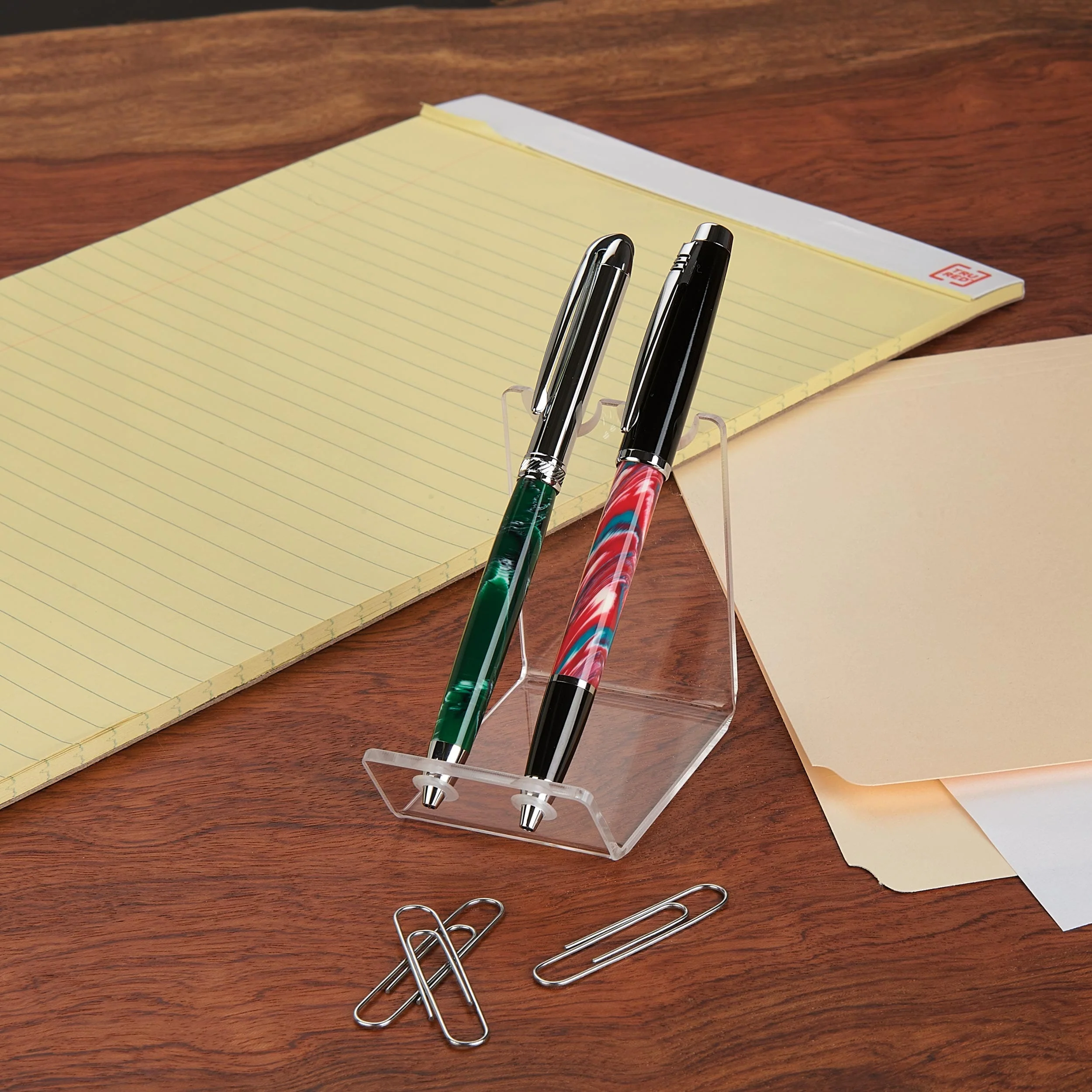 Double Pen/Pencil Acrylic Display Stand - Image 2
