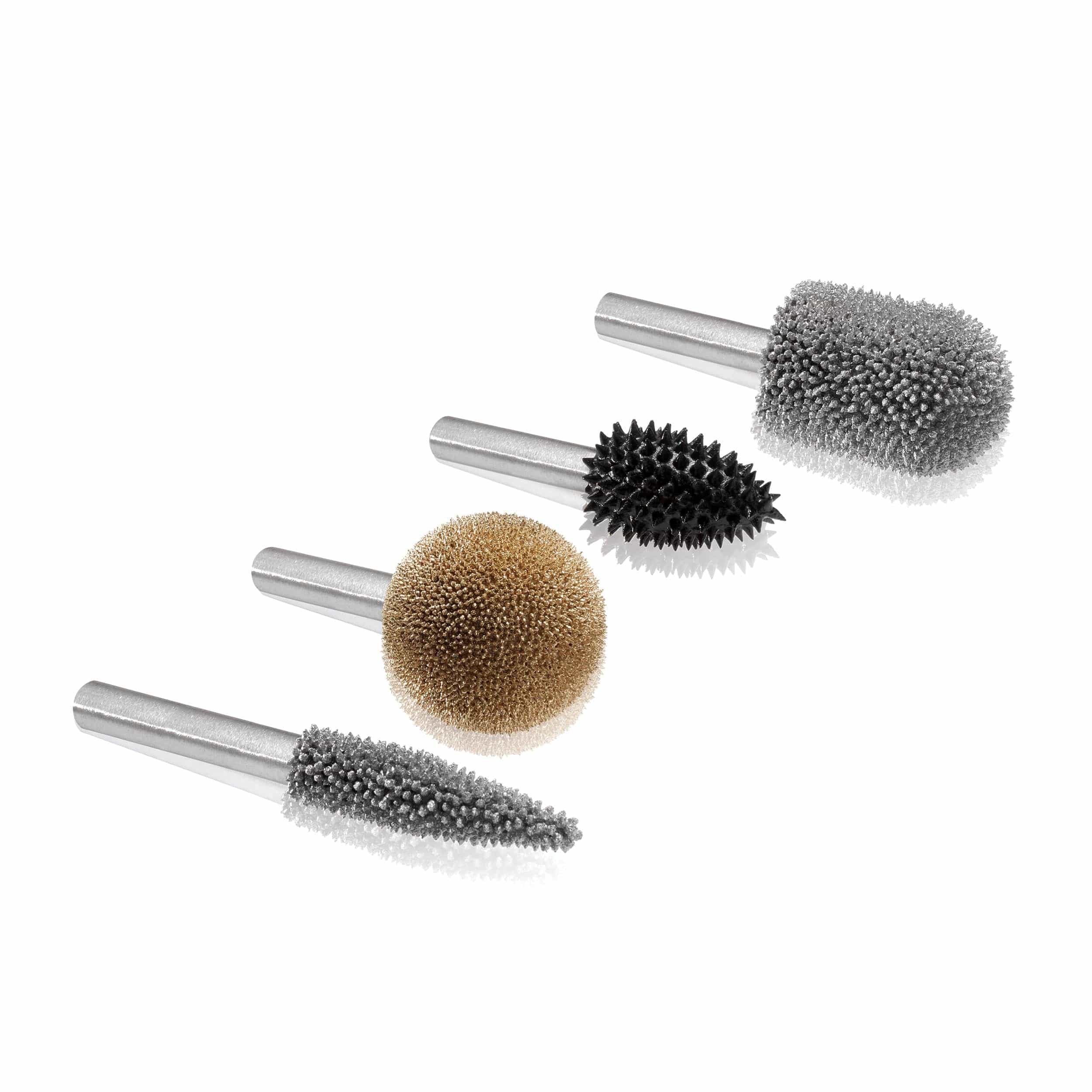 Variety Rotary Burr Kit - 1/4" Shaft - 4 Piece - Image 1