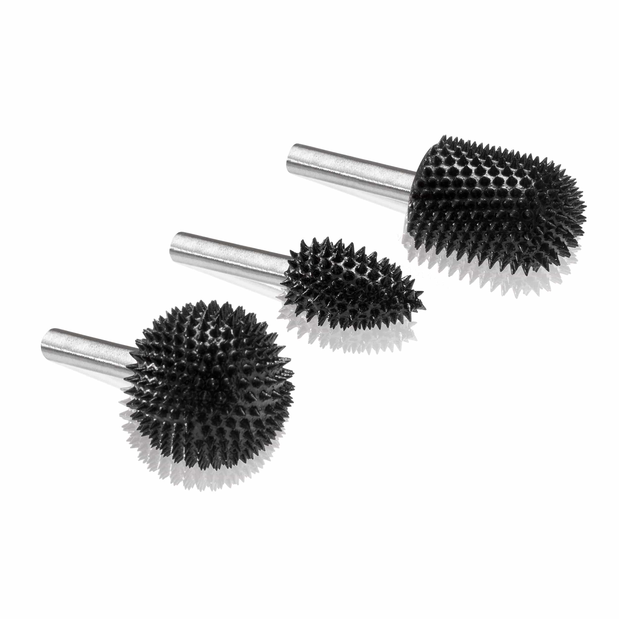 Extreme Rotary Burr Kit - 1/4" Shaft – Very Coarse - 3 Piece - Image 1