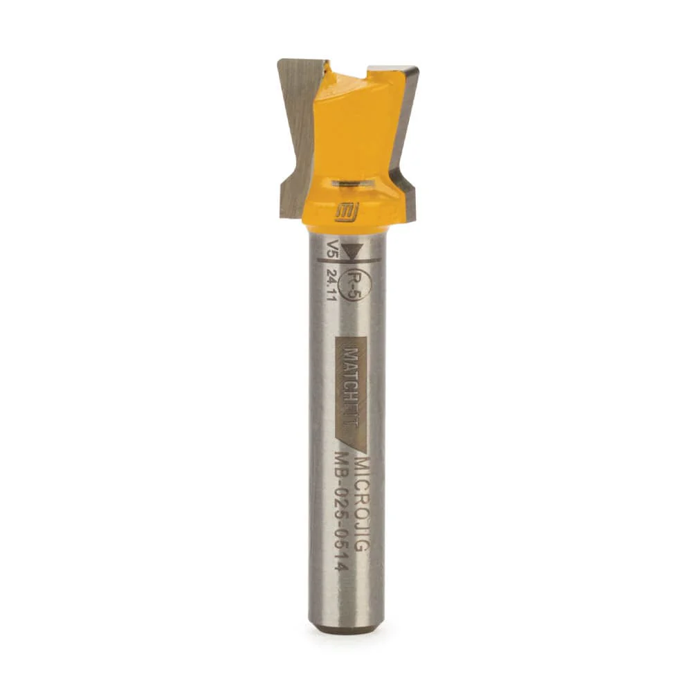 MATCHFIT 14 Degree x 1/2” Dovetail Router Bit - 1/4” Shank - Image 1