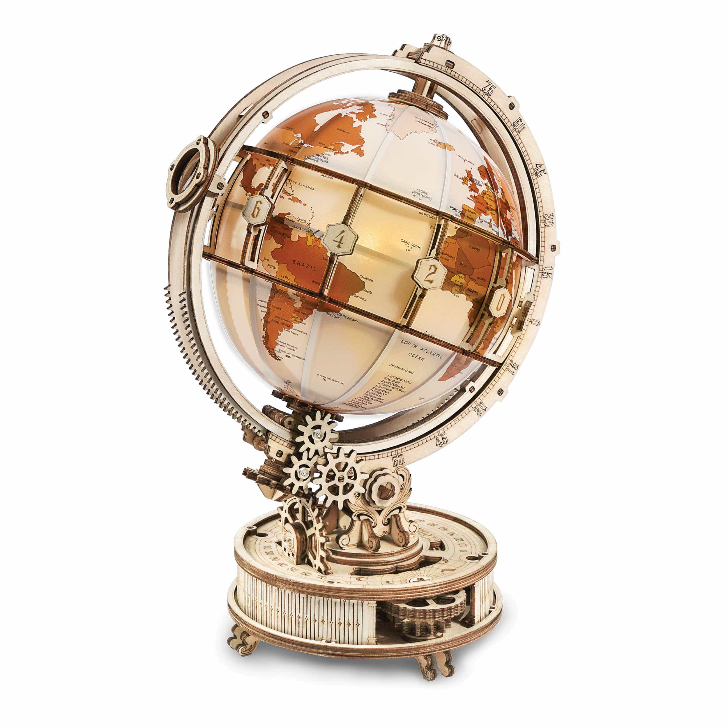 Luminous Globe 3D Puzzle Kit - Image 1