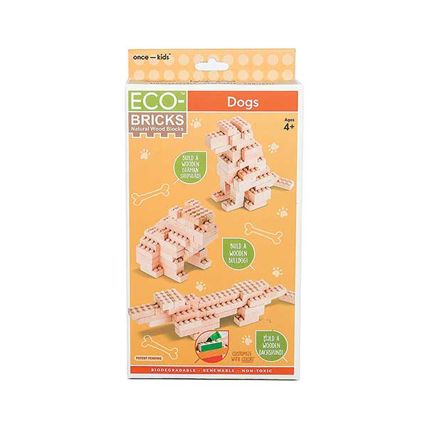 Wooden Bricks 3-in-1 Builds - Dog - Image 1