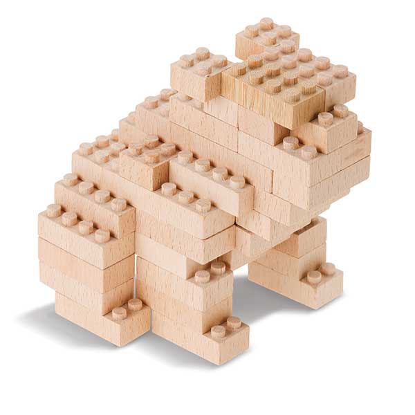 Wooden Bricks 3-in-1 Builds - Dog - Image 3