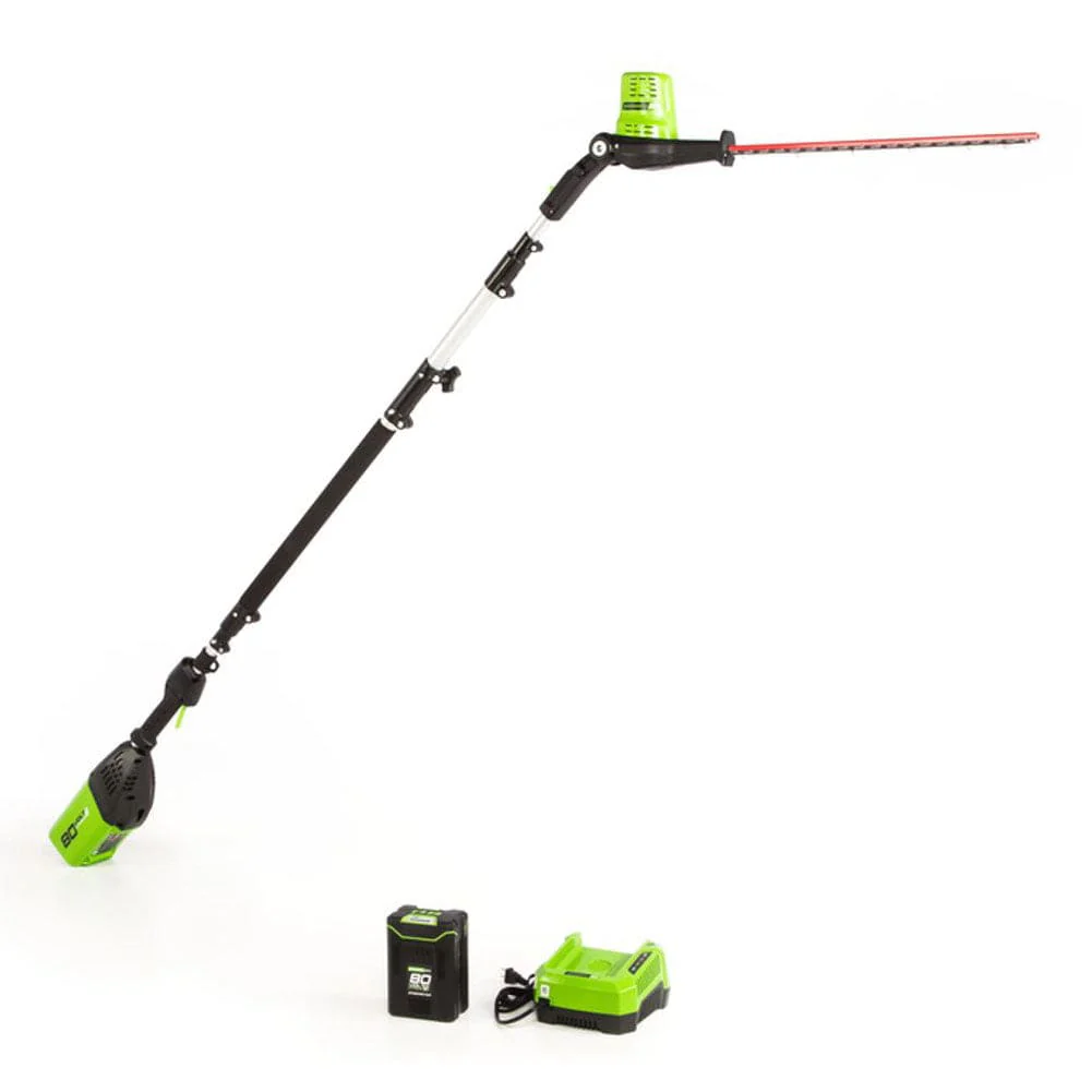 20″ Pole Hedge Trimmer with 2.0Ah Battery and  4A Rapid Charger
