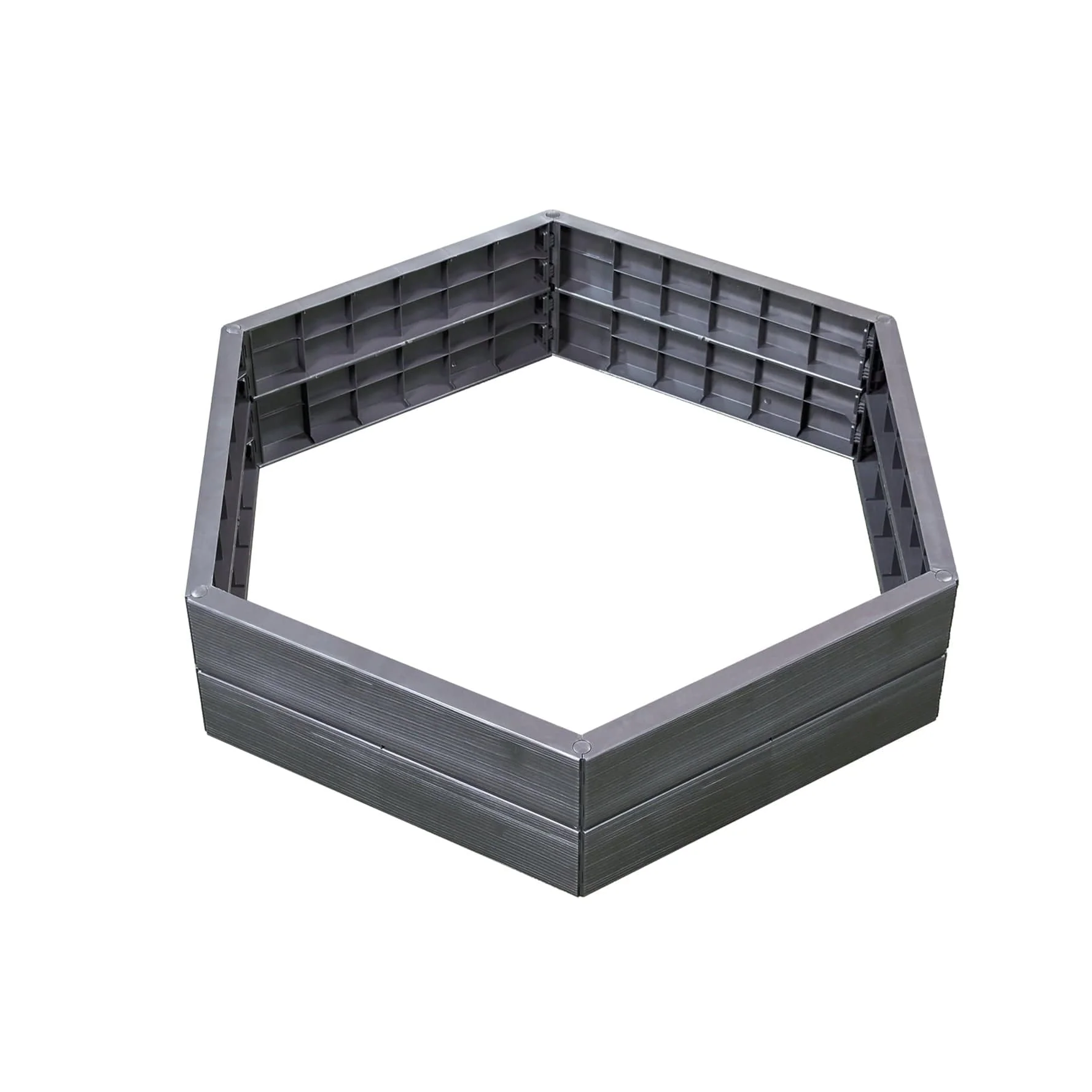 ERGO Modular Raised Bed Hexagon Single Unit Basic Set - Image 1