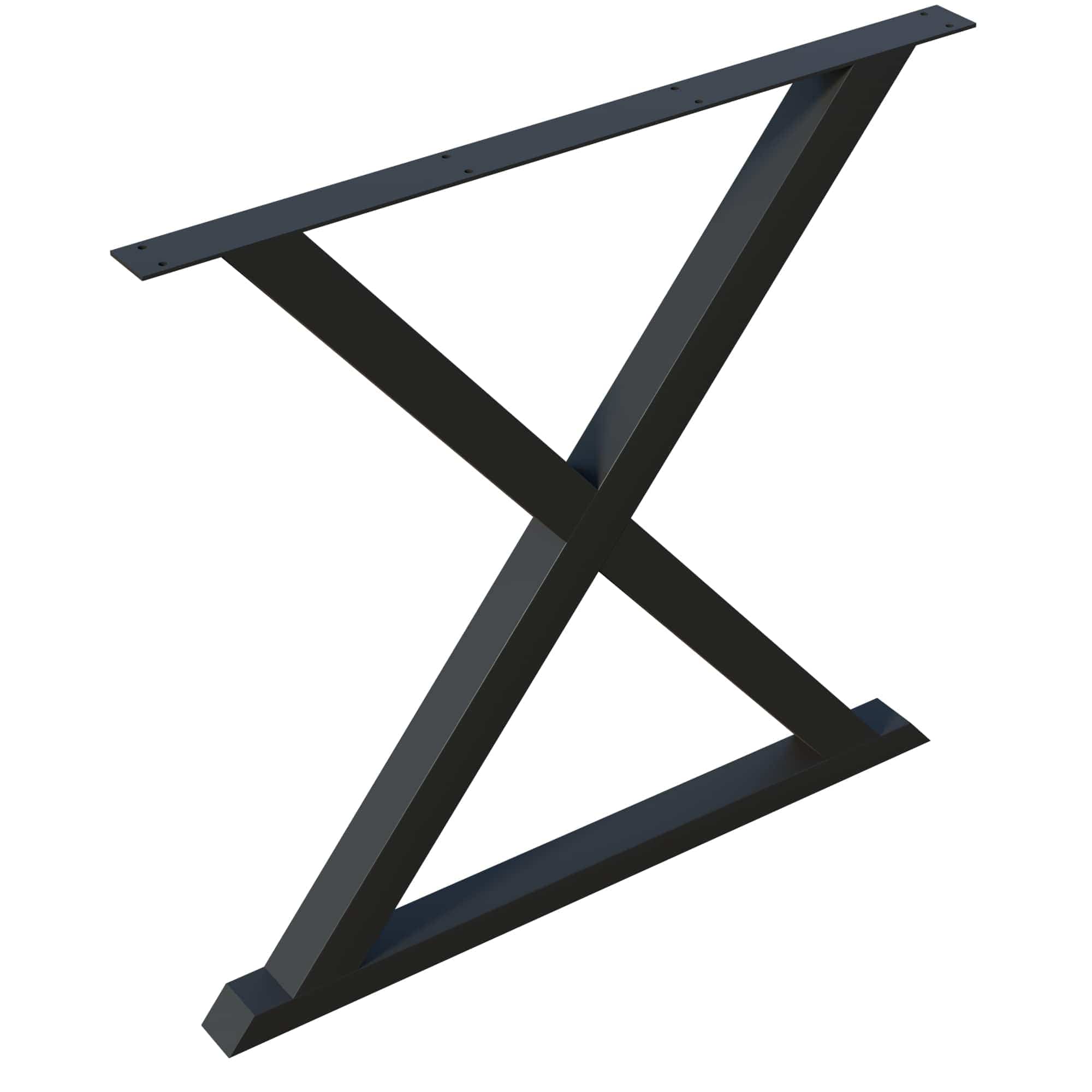 Island End, X-Base, Flat Black, 36’W x 34.5″ H