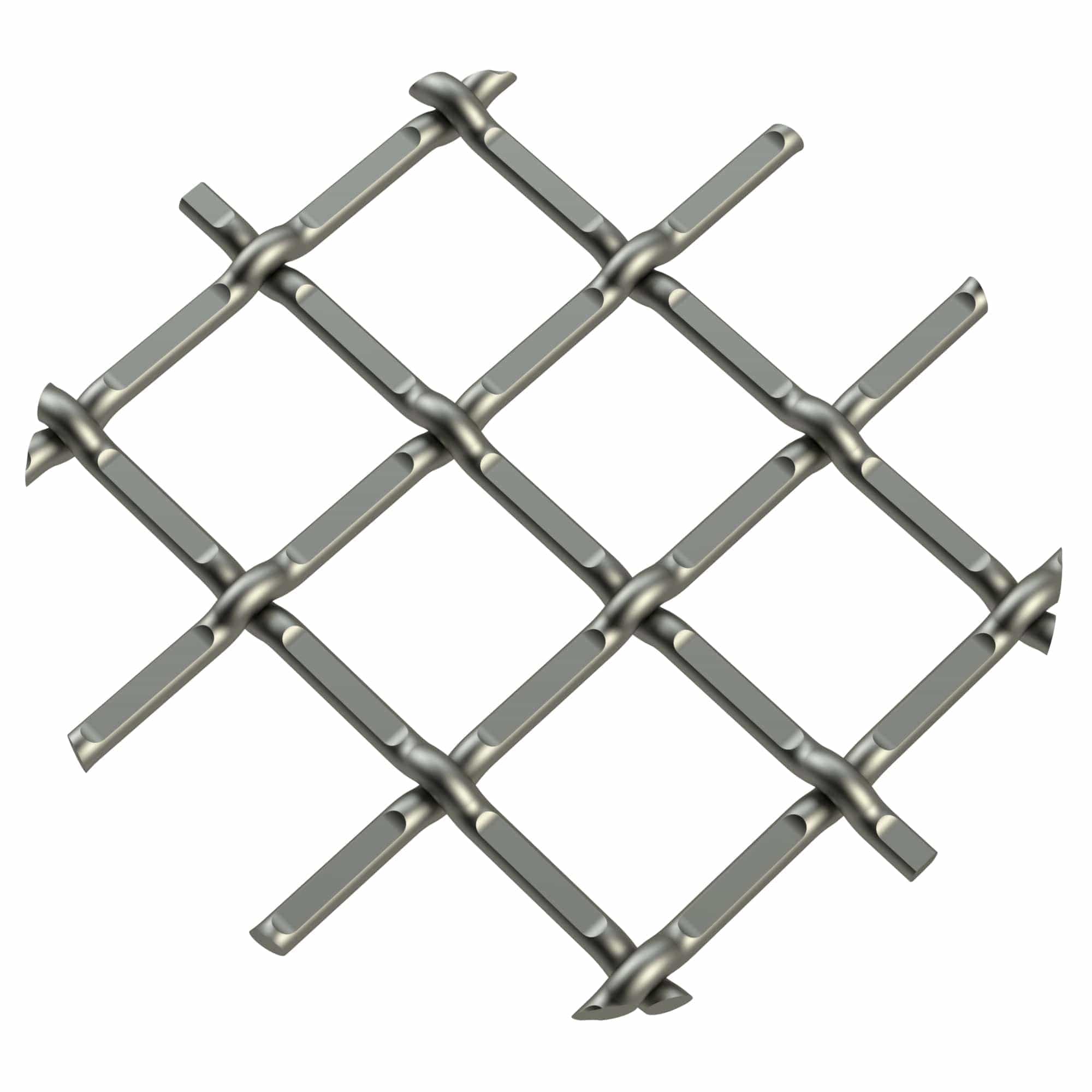 .5" Round Single Diamond Decorative Grille - Antique Pewter, 18" W x 48" L Sheet - Image 1