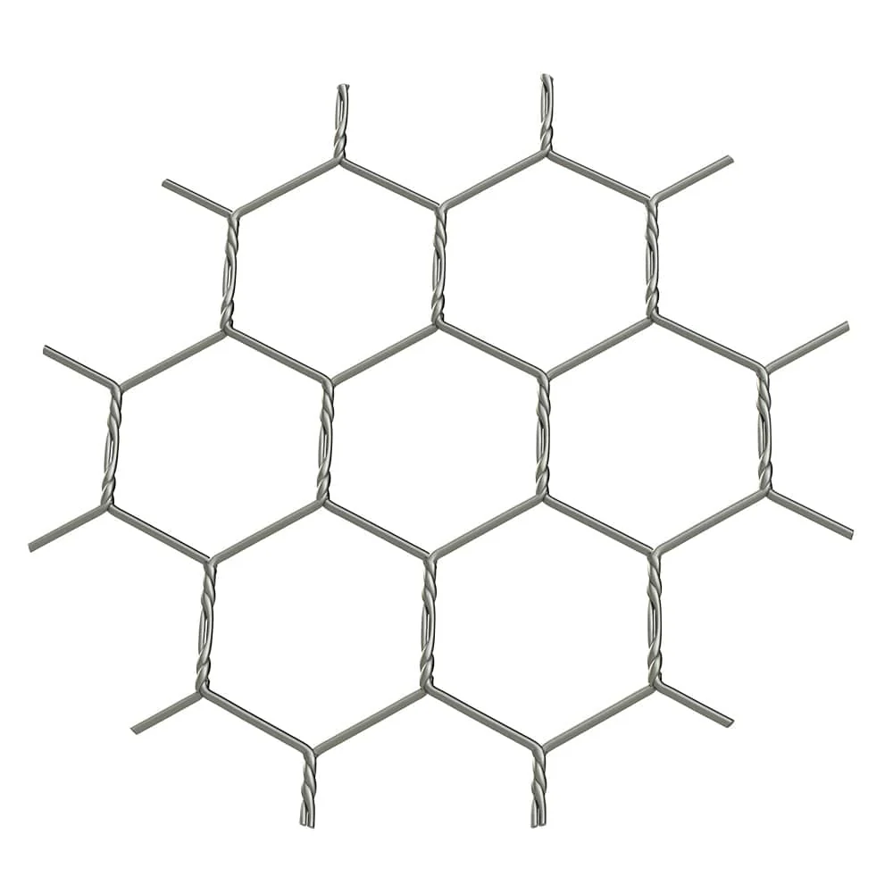 .5" Chicken Wire Decorative Grille - Antique Pewter, 17" W x 48" L Sheet - Image 1