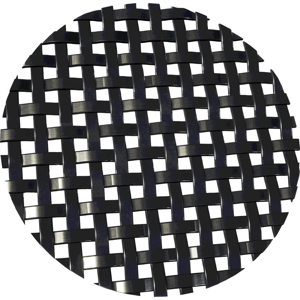 .1875″ Flat Square Decorative Grille – Flat Black, 36″ W x 24″ L Sheet